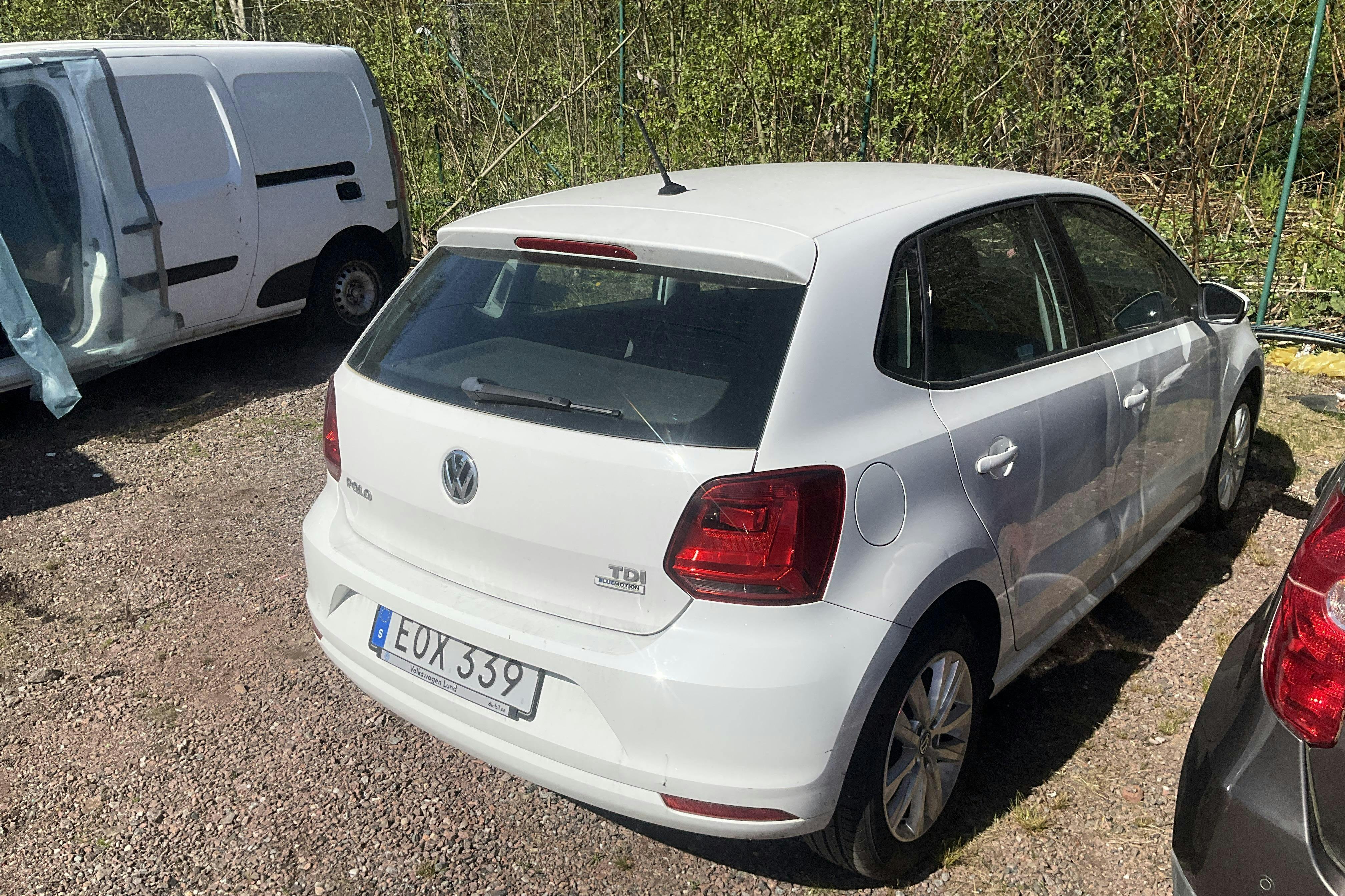 VW Polo 1.4 TDI 5dr (90hk) - 75 550 km - Manuaalinen - valkoinen - 2016