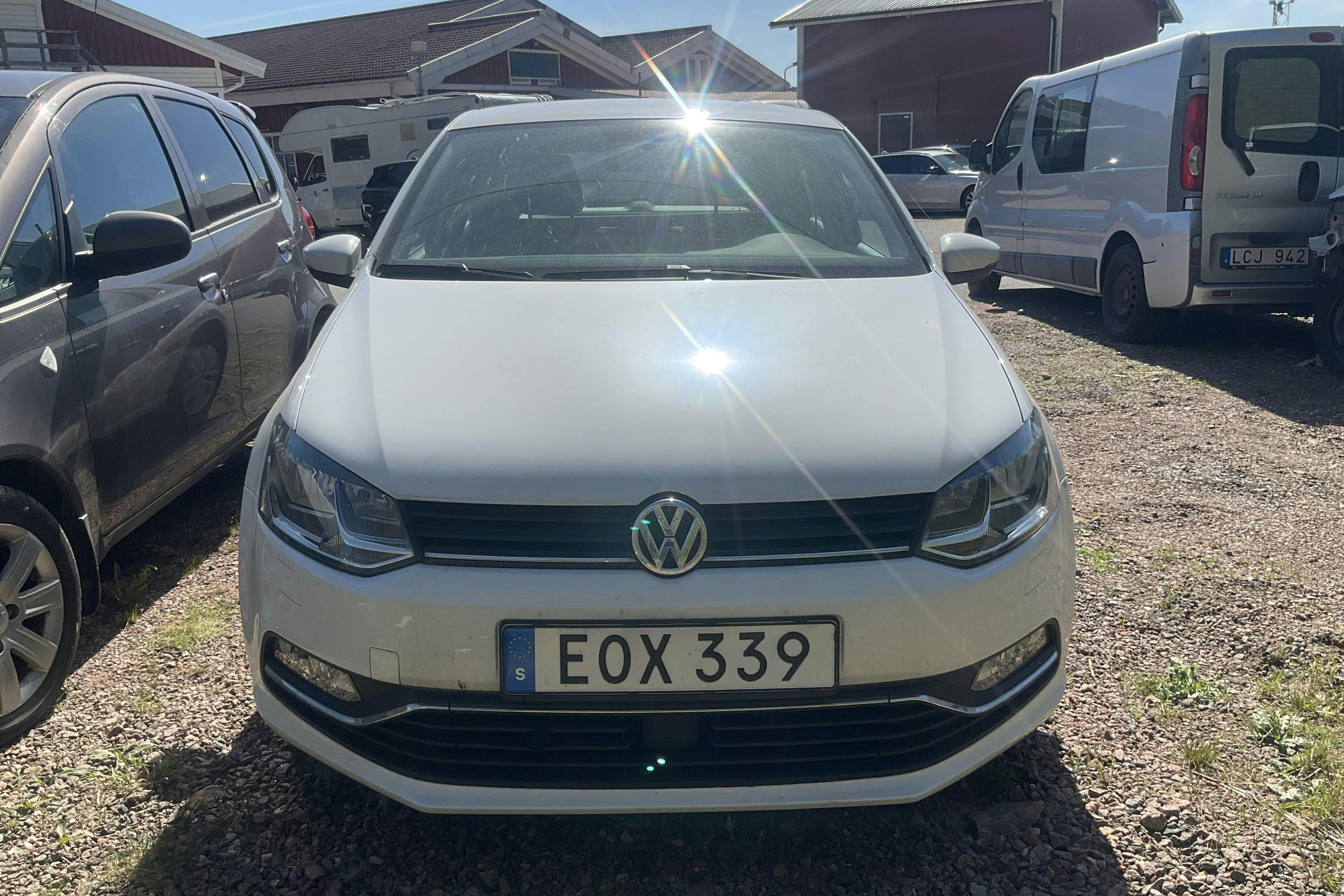 VW Polo 1.4 TDI 5dr (90hk) - 75 550 km - Manuaalinen - valkoinen - 2016