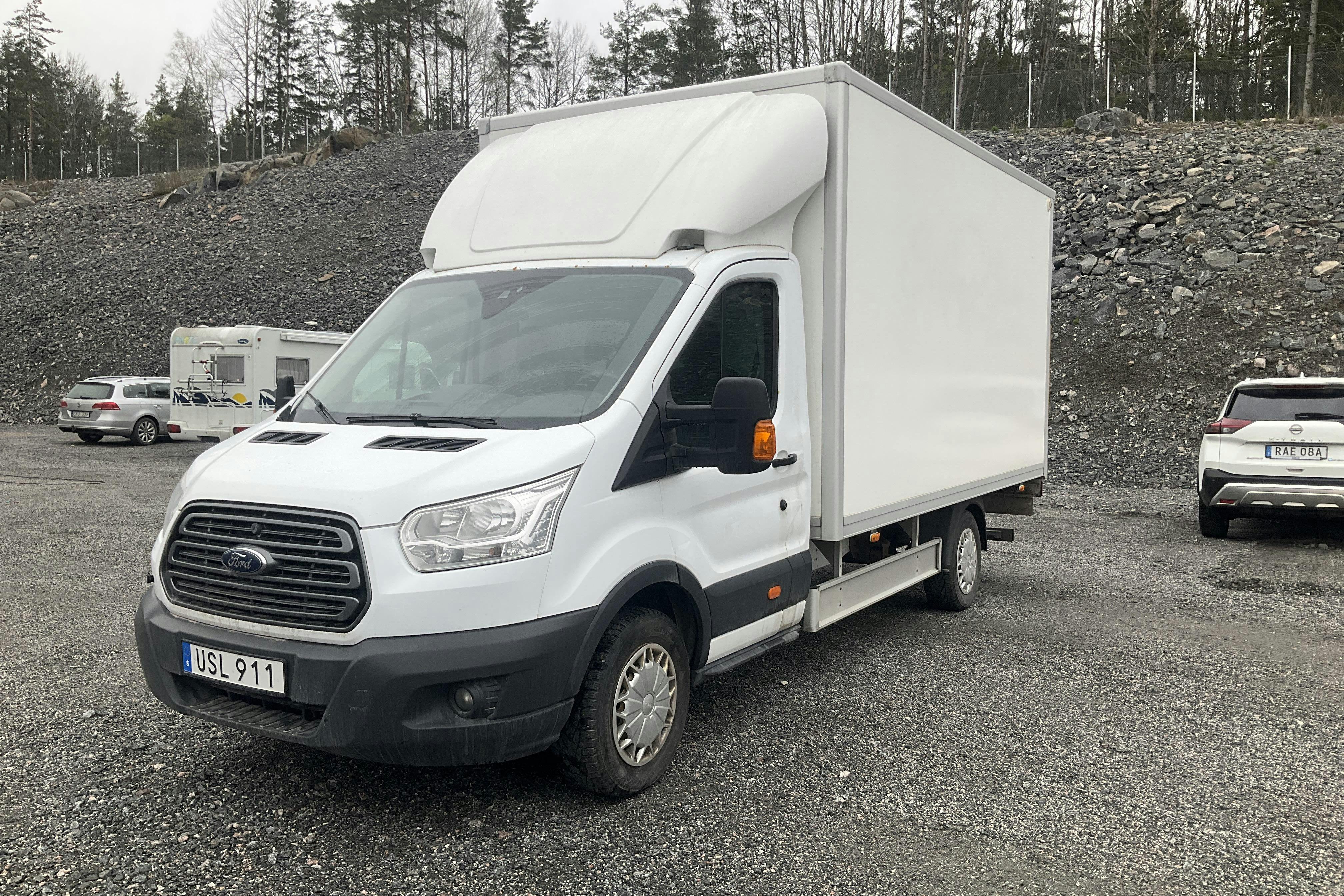 Ford Transit Volymskåp 350 2.2 TDCi 2WD (155hk) - 207 660 km - Käsitsi - valge - 2014