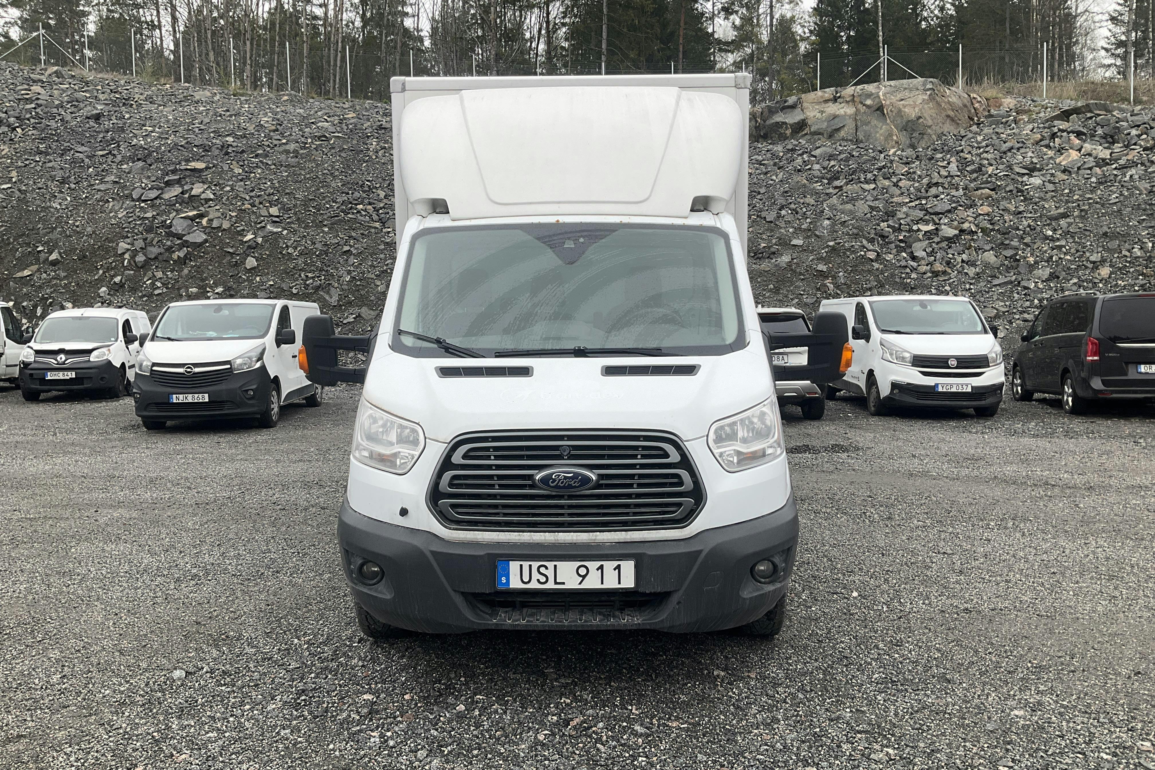 Ford Transit Volymskåp 350 2.2 TDCi 2WD (155hk) - 207 660 km - Käsitsi - valge - 2014