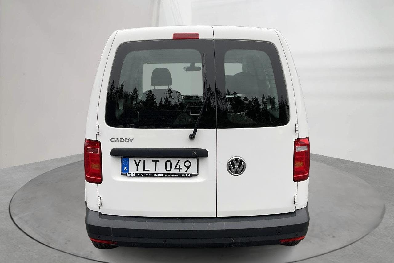 VW Caddy Life 2.0 TDI (102hk) - 75 730 km - Käsitsi - valge - 2018