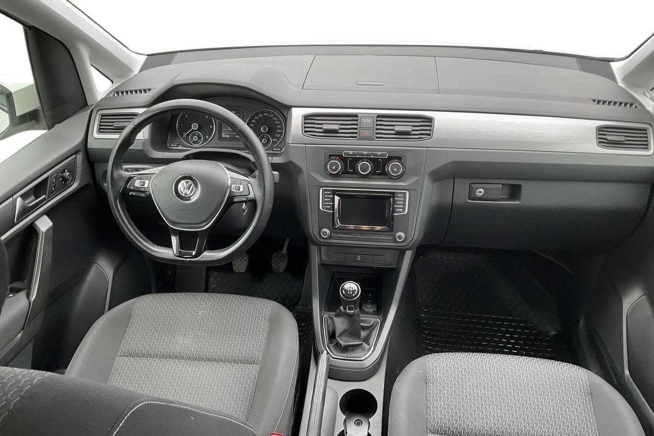 VW Caddy Life 2.0 TDI (102hk) - 75 730 km - Käsitsi - valge - 2018