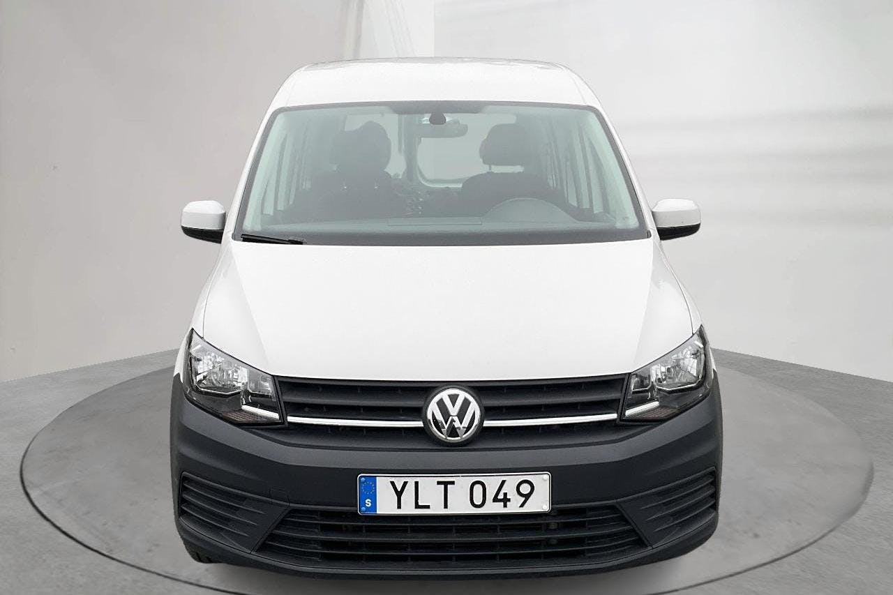 VW Caddy Life 2.0 TDI (102hk) - 75 730 km - Käsitsi - valge - 2018