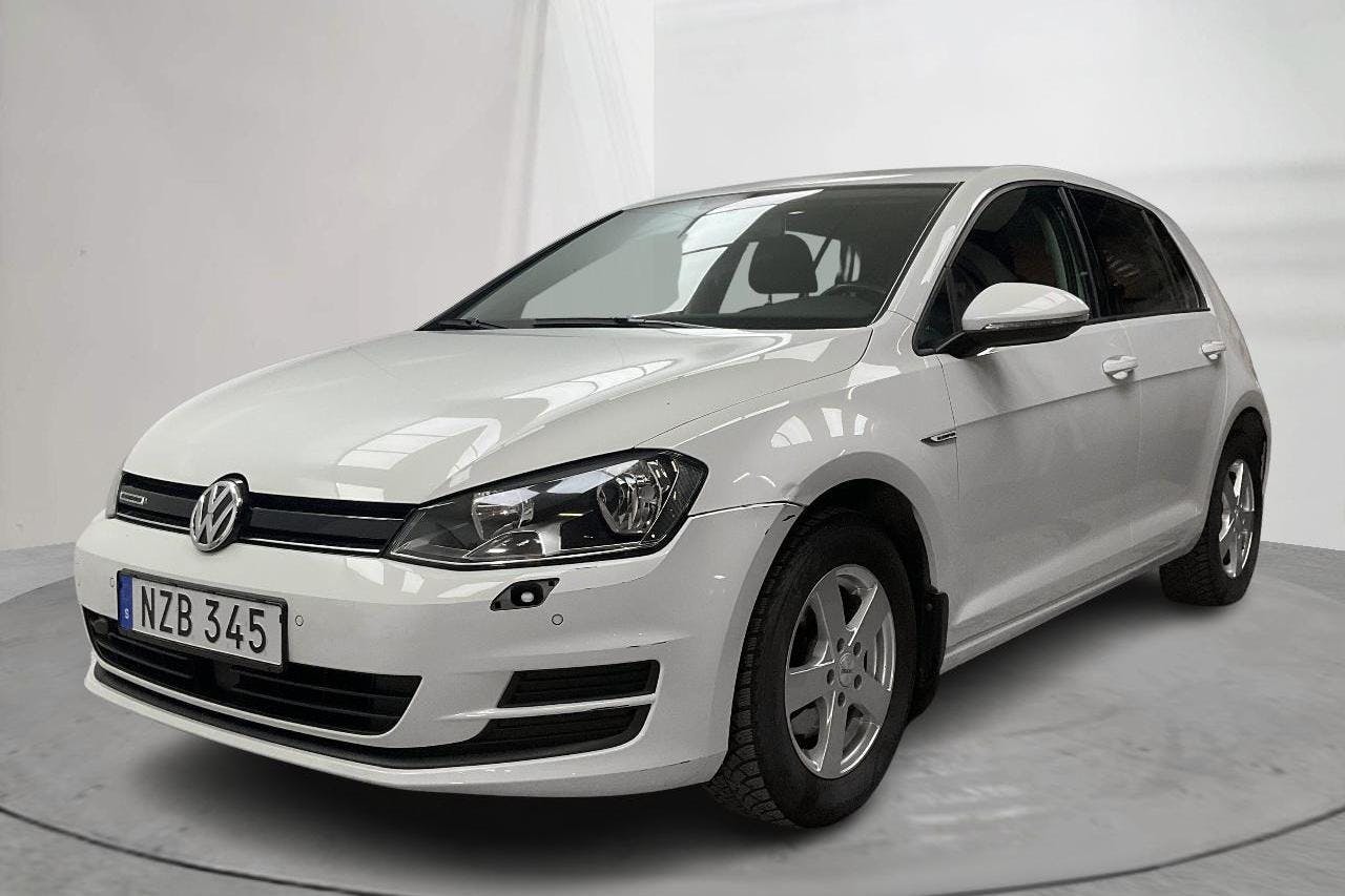 VW Golf VII 1.4 TGI 5dr (110hk) - 5 650 mil - Manuell - vit - 2017