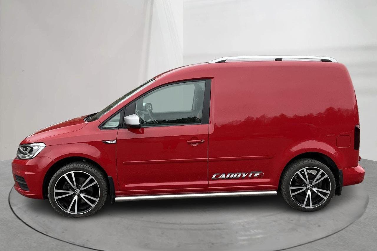 VW Caddy 2.0 TDI Skåp (150hk) - 53 080 km - Automatyczna - czerwony - 2017