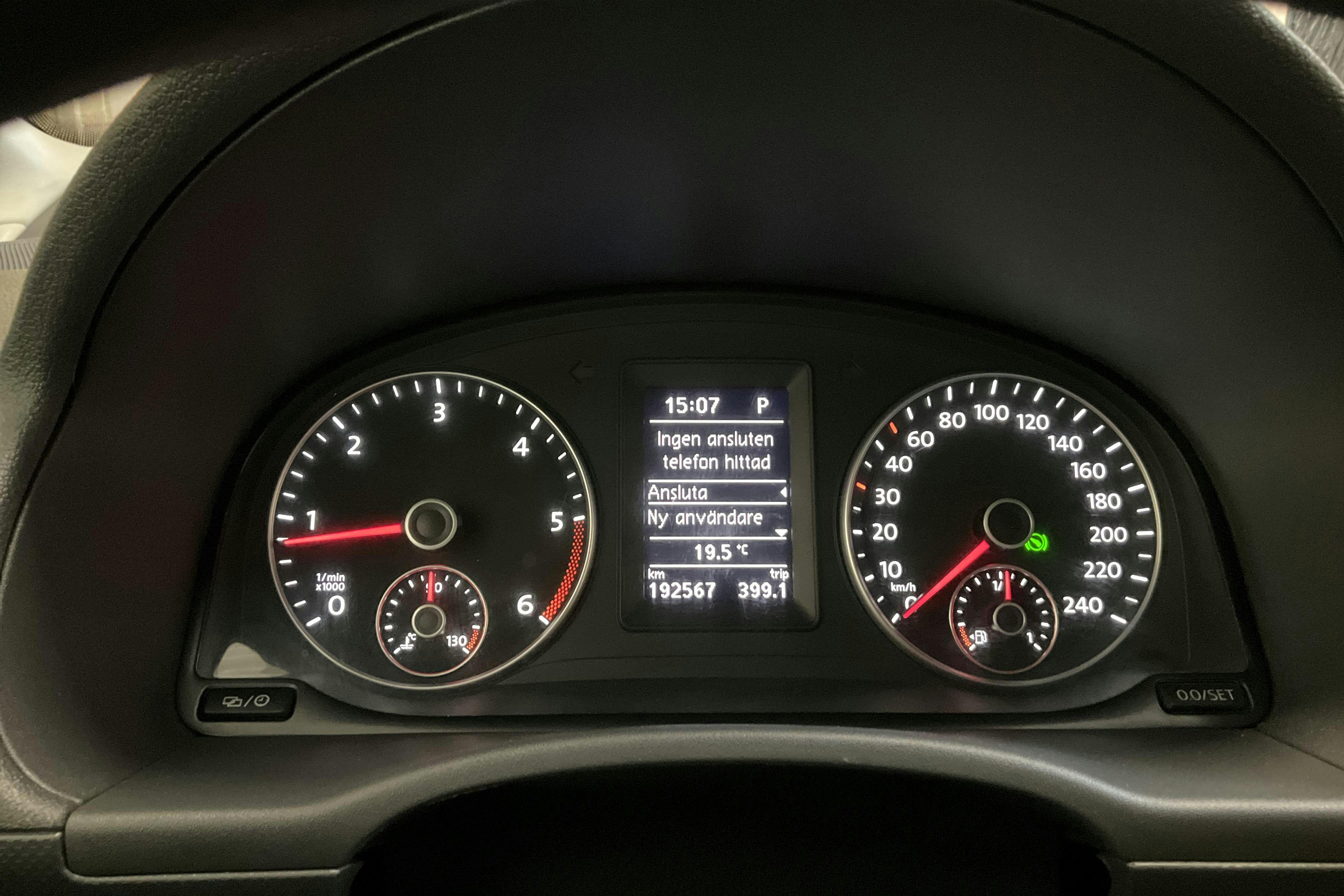 VW Caddy 1.6 TDI Maxi Skåp (102hk) - 19 257 mil - Automat - vit - 2014
