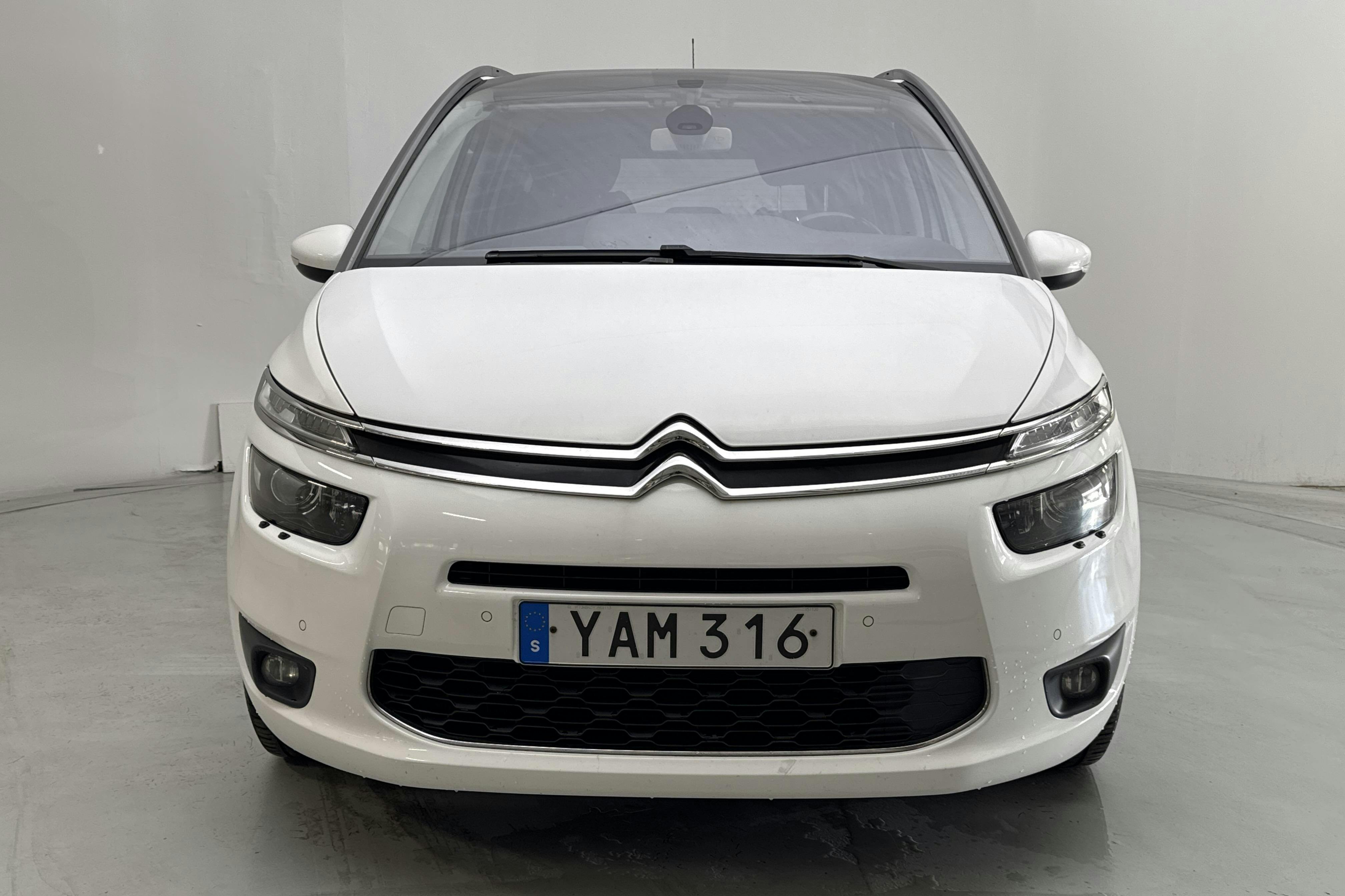 Citroën C4 Grand Picasso BlueHDi (120hk) - 178 080 km - Automatyczna - biały - 2016