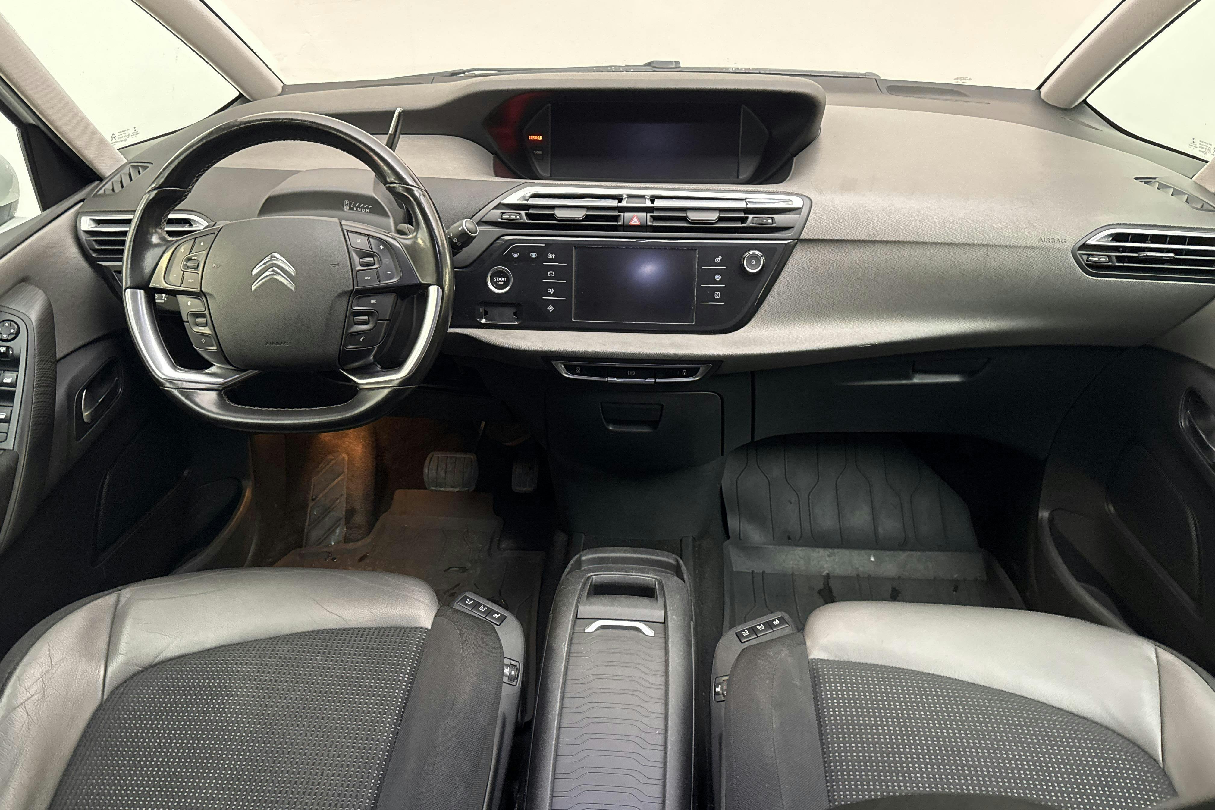 Citroën C4 Grand Picasso BlueHDi (120hk) - 178 080 km - Automatyczna - biały - 2016