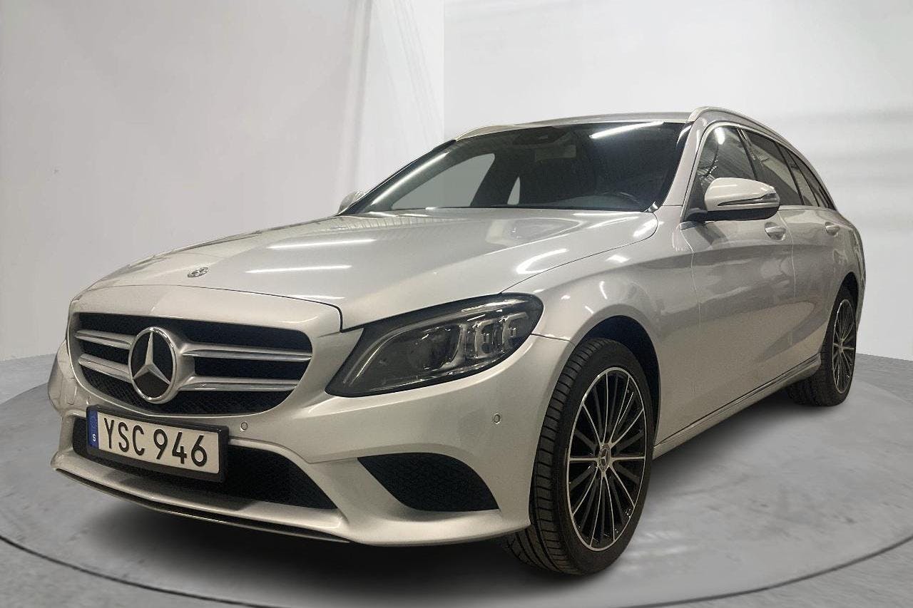 Mercedes C 220 d 4MATIC Kombi S205 (194hk) - 121 000 km - Automatic - silver - 2019