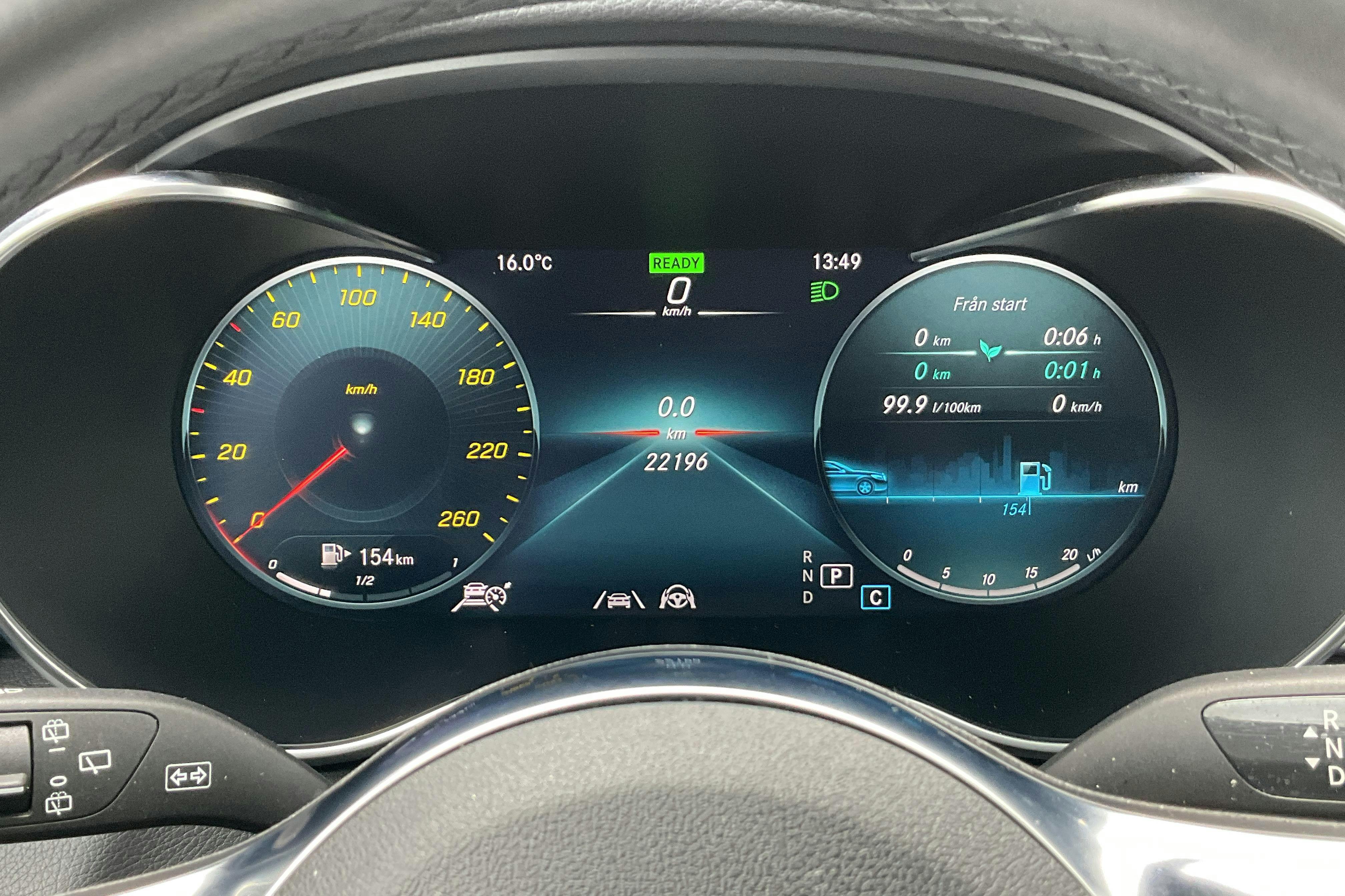 Mercedes GLC 300 4MATIC X253 (258hk) - 22 200 km - Automaatne - must - 2021