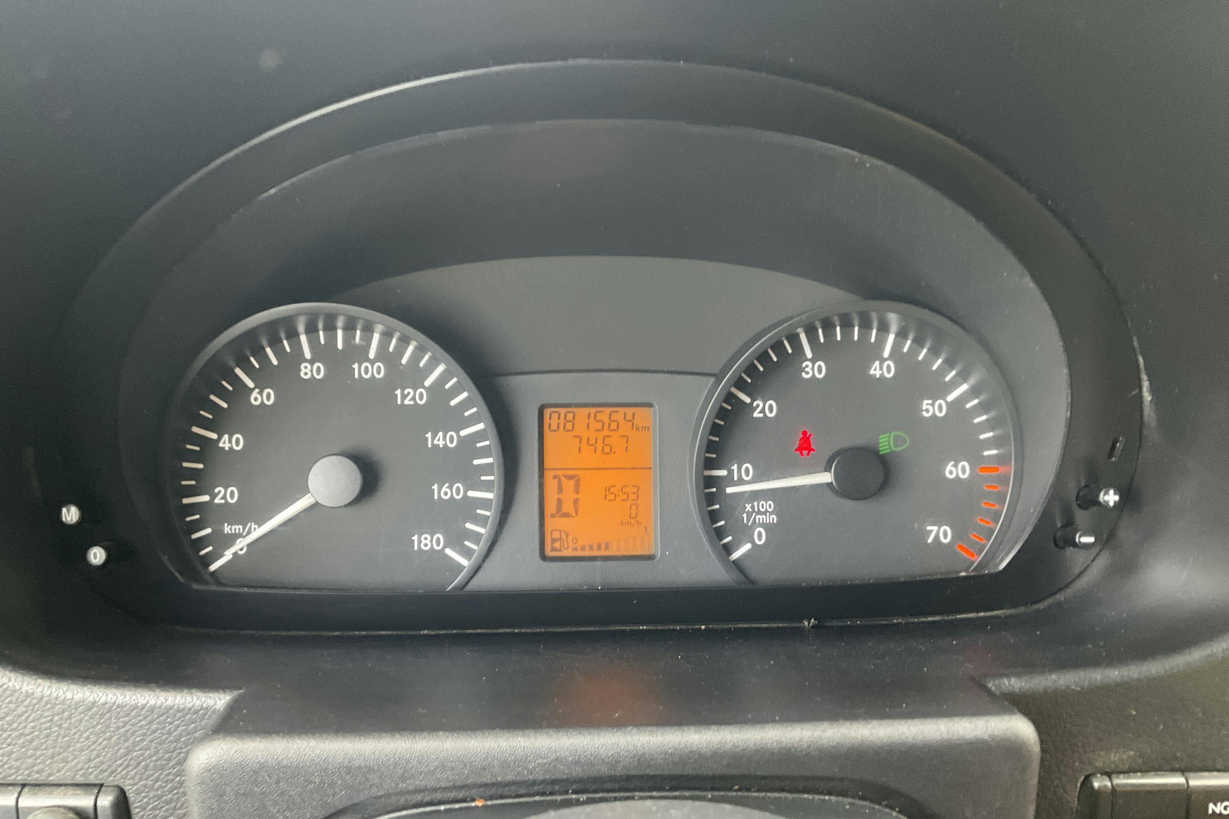 Mercedes Sprinter 316 NGT Pickup/Chassi (156hk) - 81 570 km - Automaatne - valge - 2016