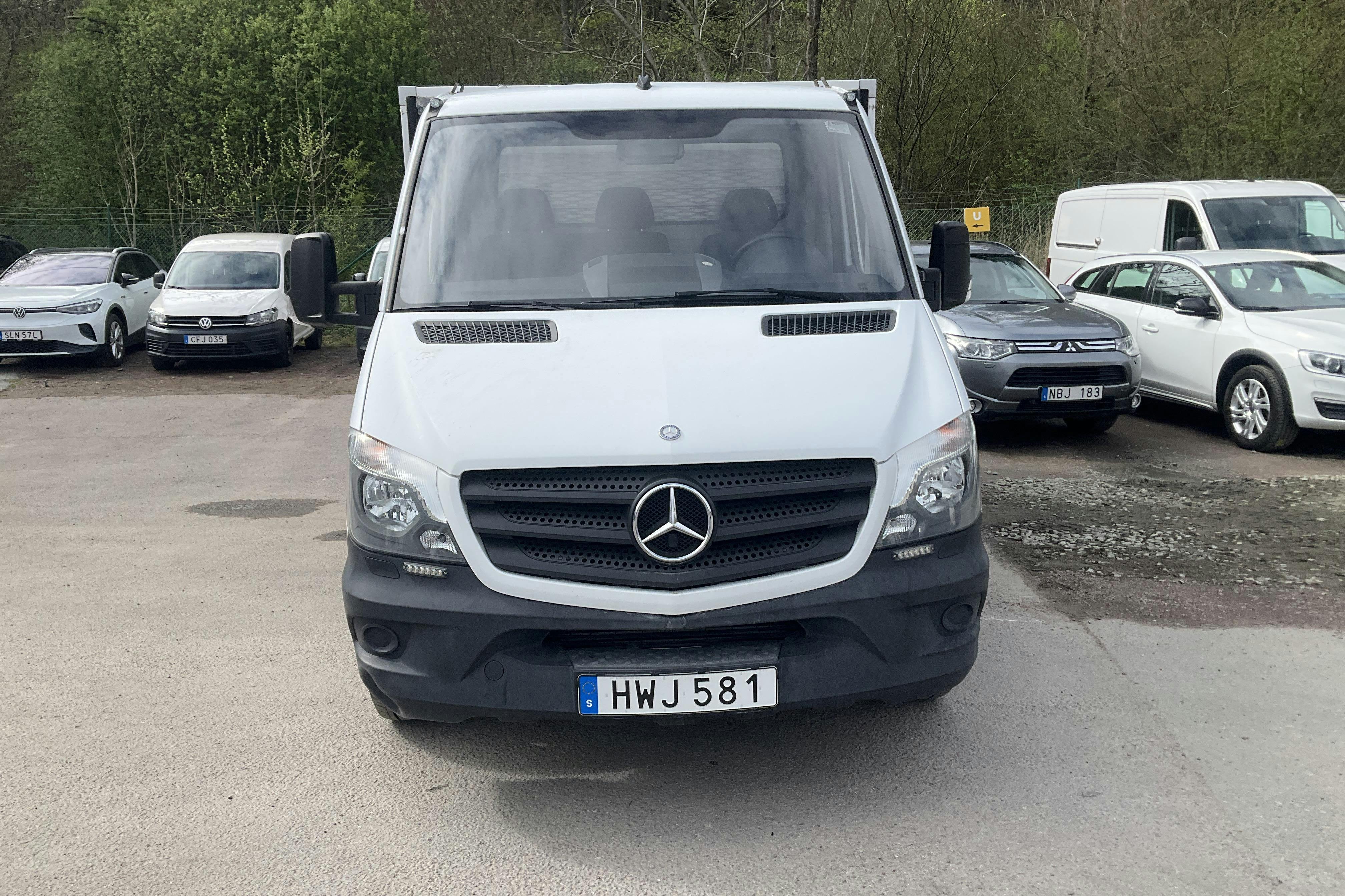 Mercedes Sprinter 316 NGT Pickup/Chassi (156hk) - 81 570 km - Automaatne - valge - 2016