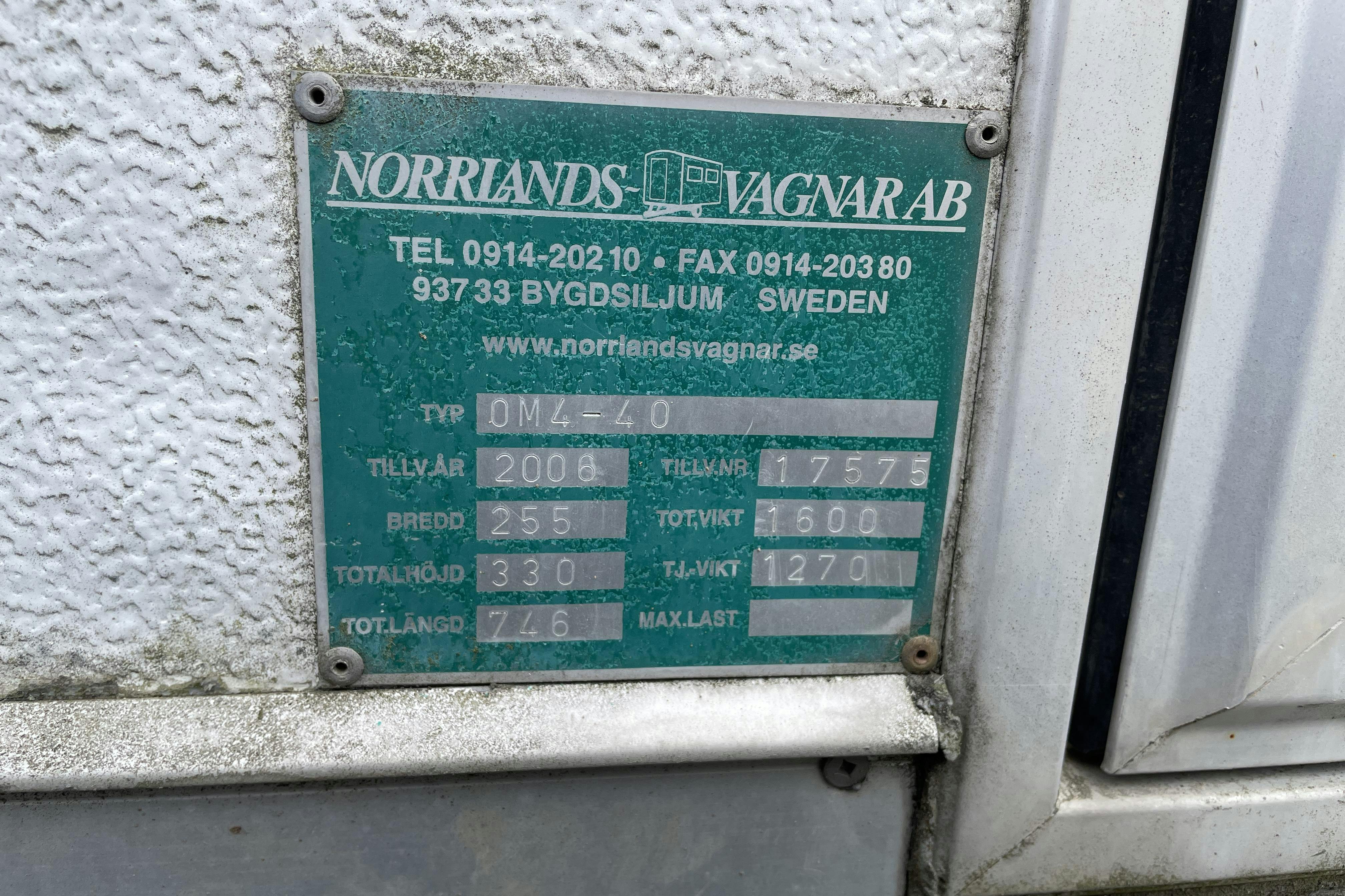 Norrlandsvagnen OM4-40 - 0 km - 2006