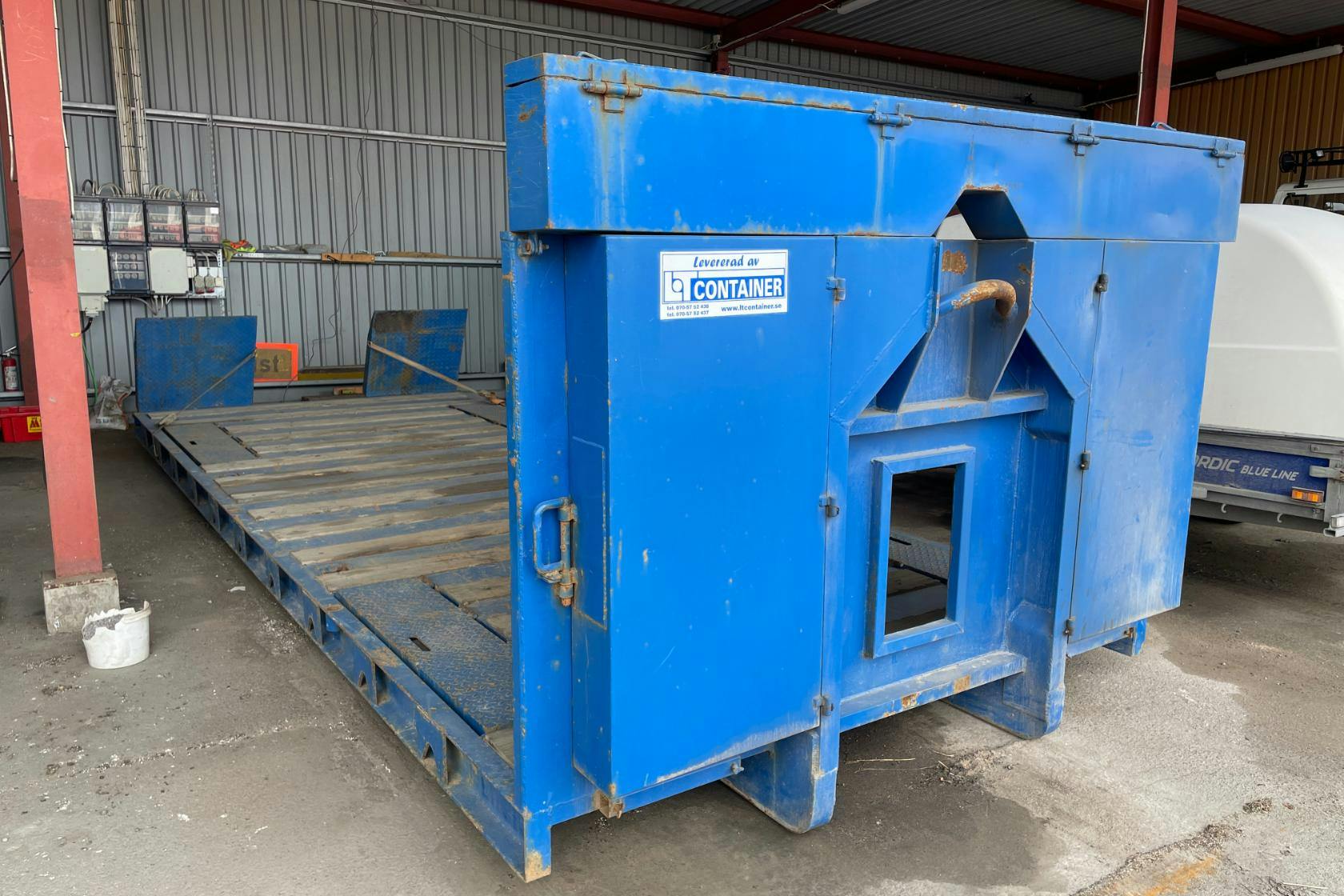 LT Container Maskinflak till lastväxlare - 0 km
