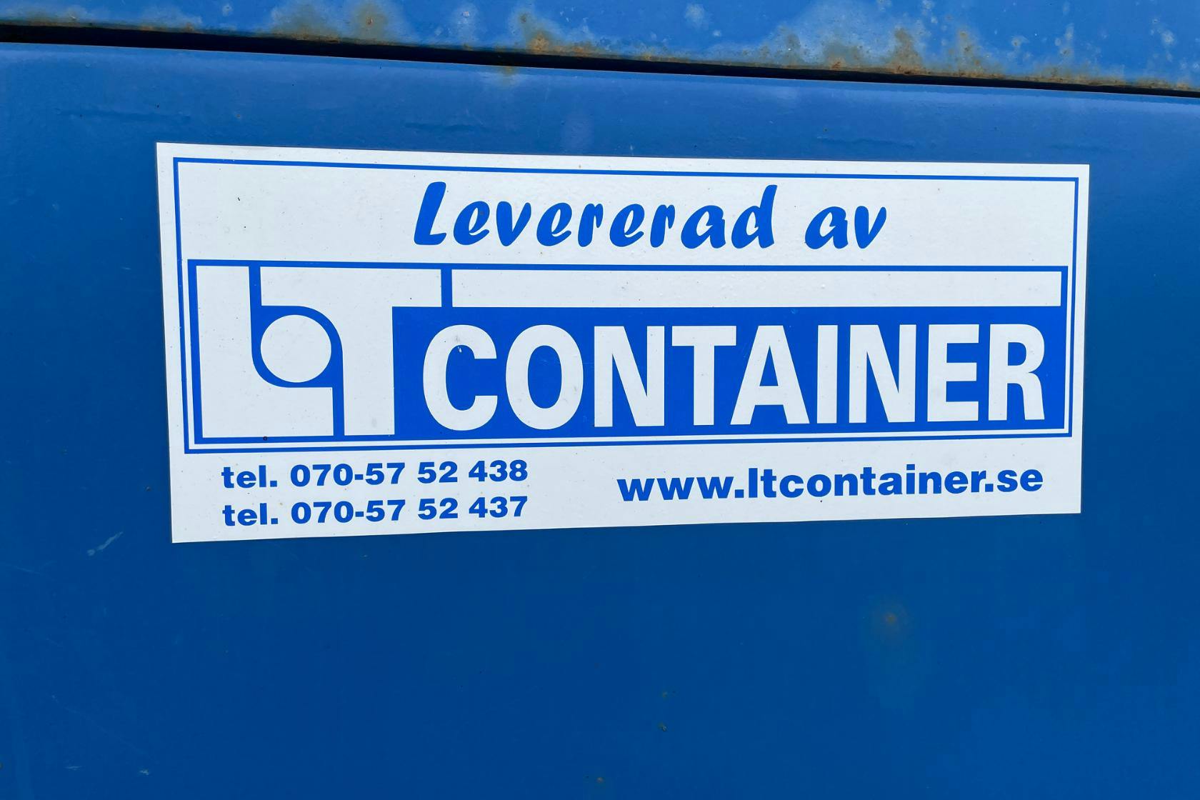 LT Container Maskinflak till lastväxlare - 0 km