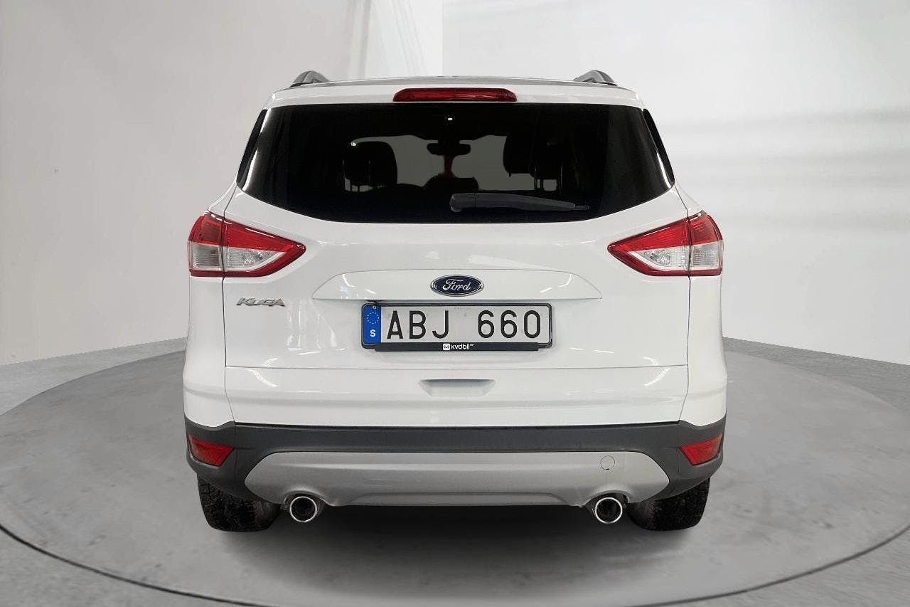 Ford Kuga 2.0 TDCi 4WD (140hk) - 129 400 km - Automatic - white - 2014