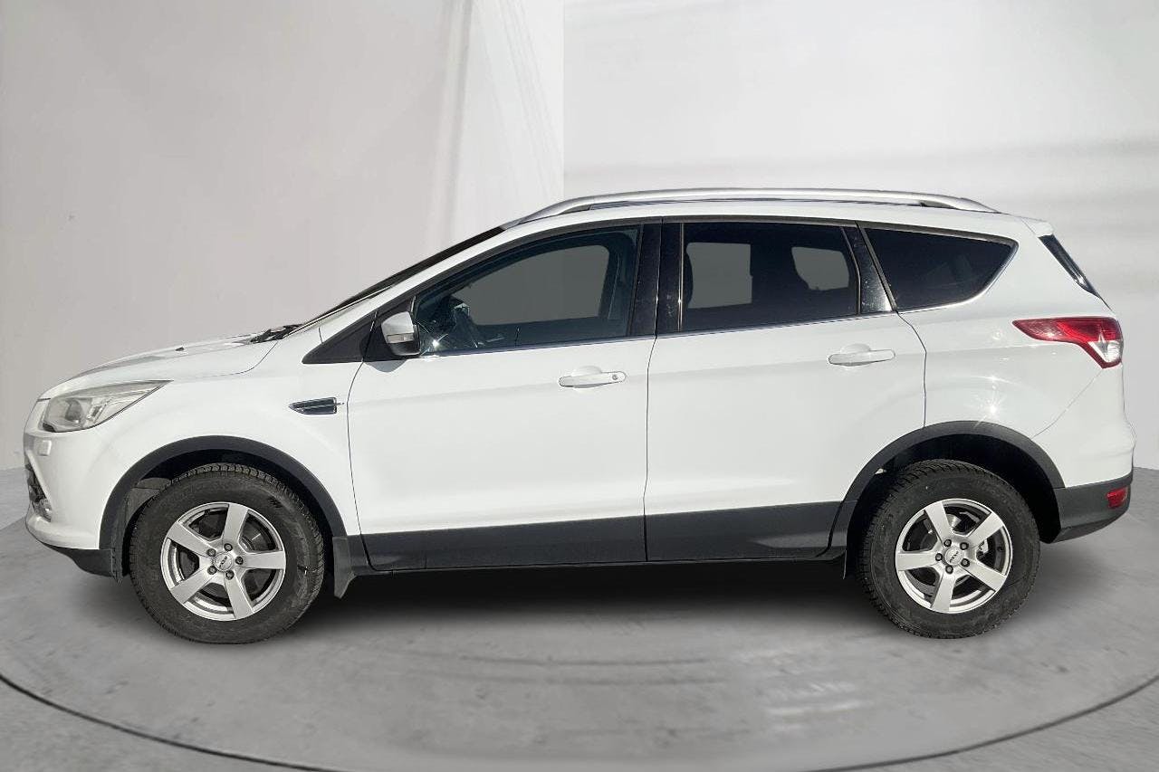 Ford Kuga 2.0 TDCi 4WD (140hk) - 129 400 km - Automatic - white - 2014