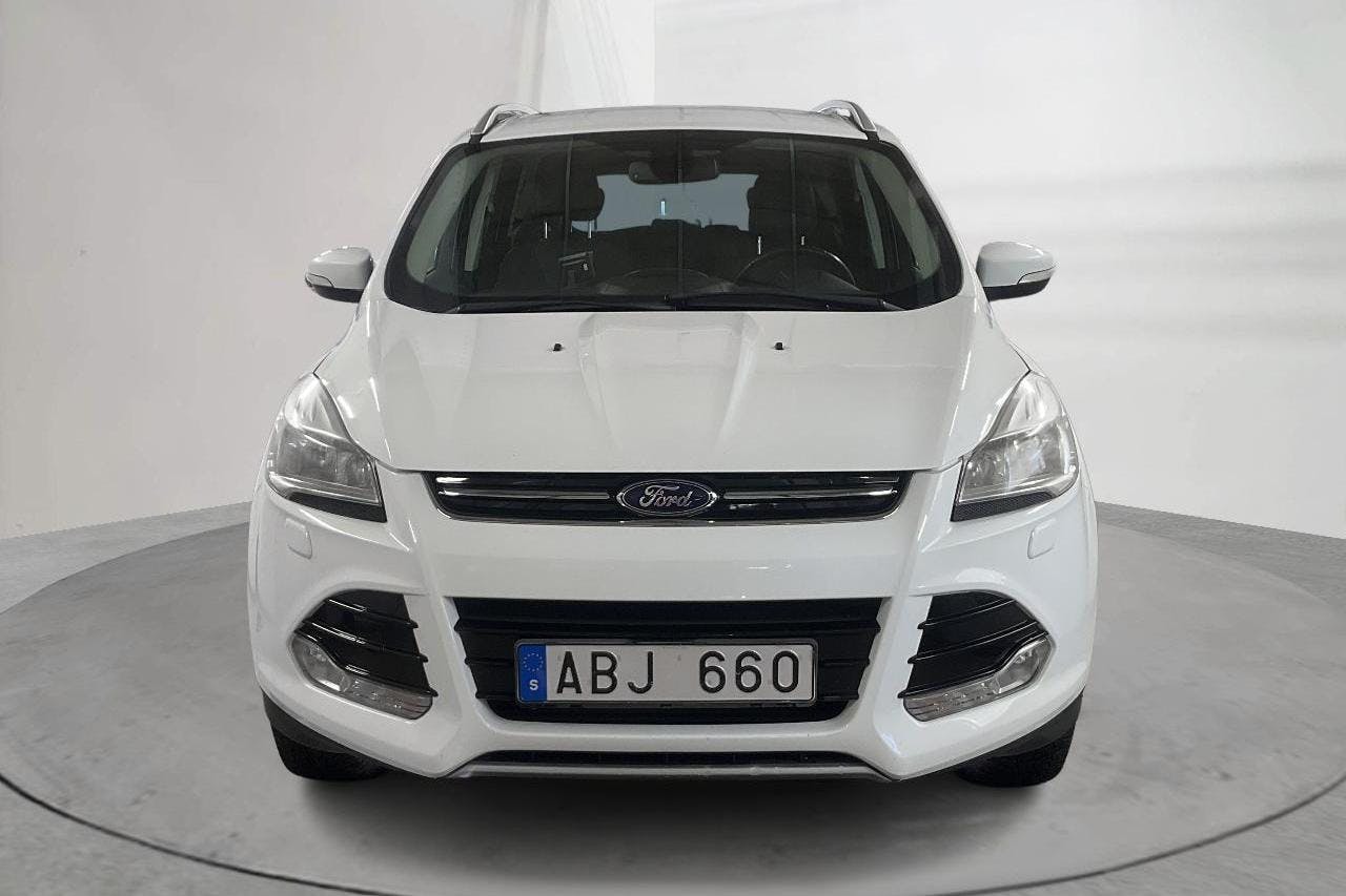 Ford Kuga 2.0 TDCi 4WD (140hk) - 129 400 km - Automatic - white - 2014
