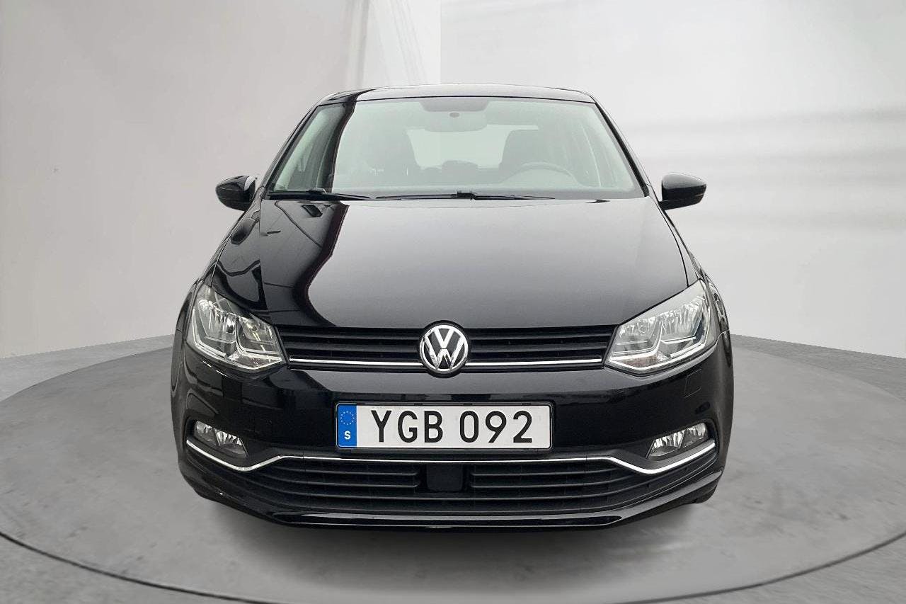 VW Polo 1.2 TSI 5dr (90hk) - 94 980 km - Manual - black - 2017