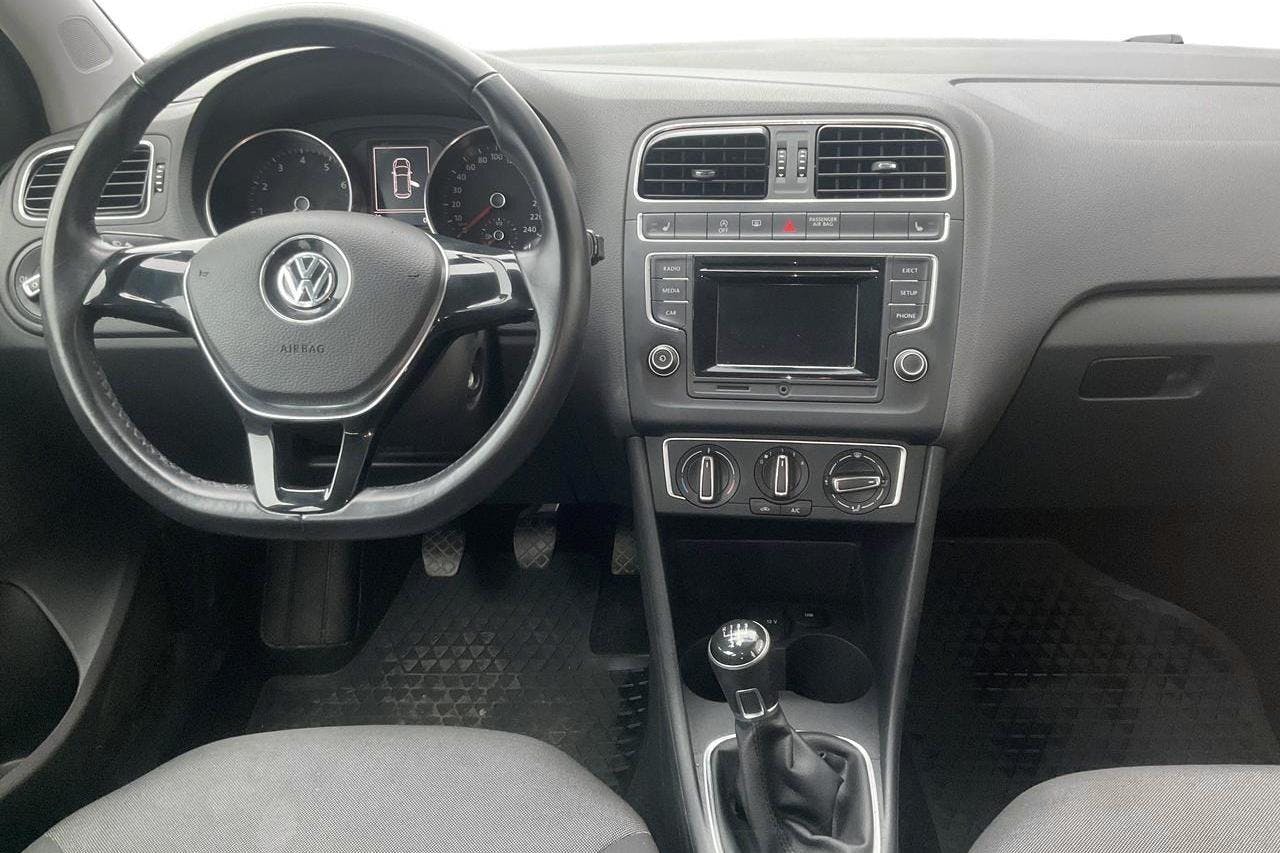 VW Polo 1.2 TSI 5dr (90hk) - 94 980 km - Manual - black - 2017