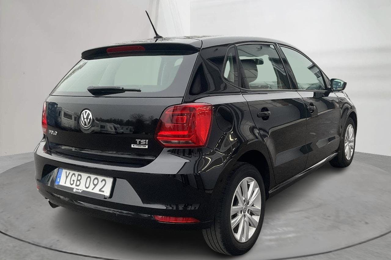 VW Polo 1.2 TSI 5dr (90hk) - 94 980 km - Manual - black - 2017