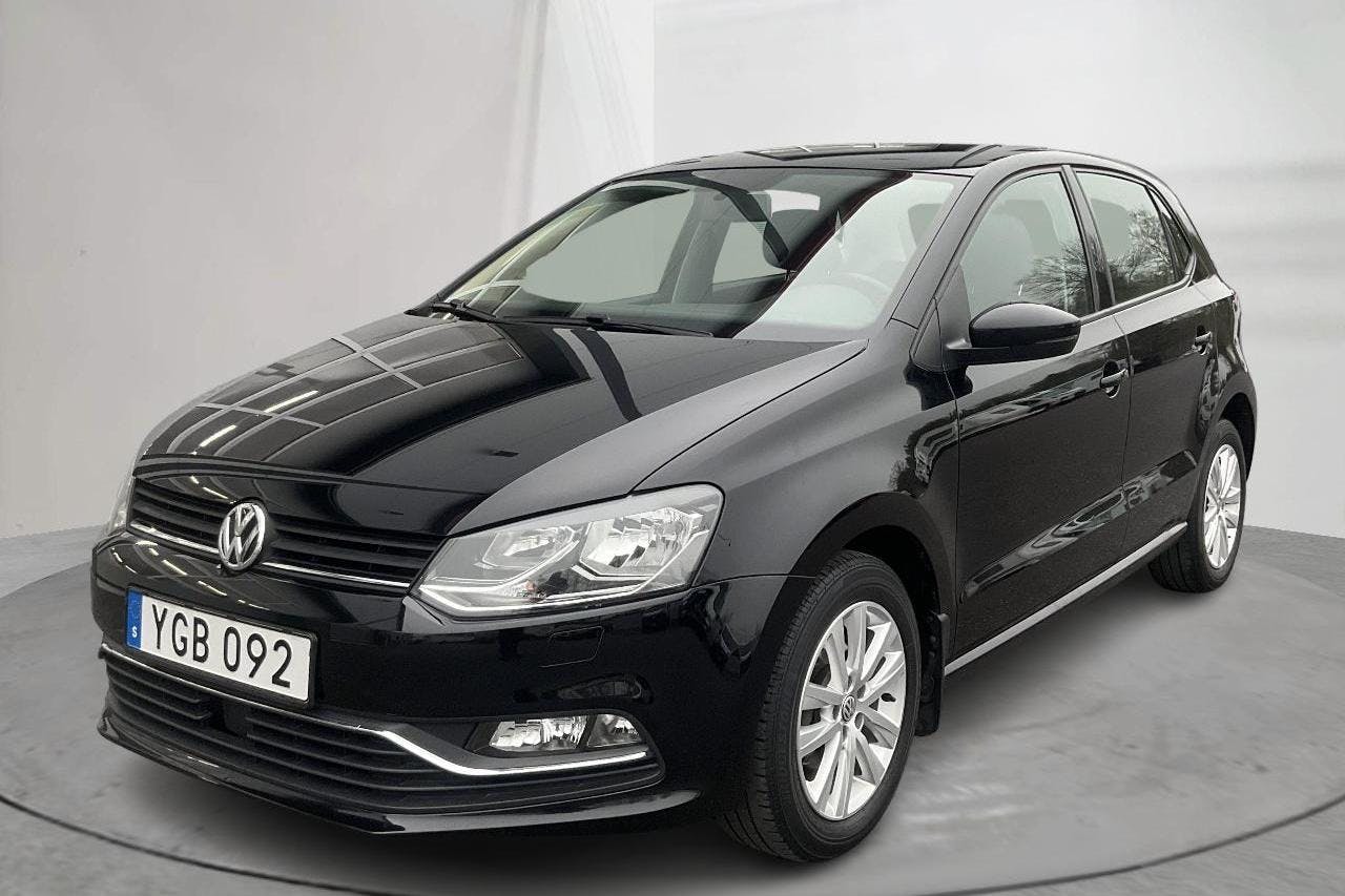 VW Polo 1.2 TSI 5dr (90hk) - 94 980 km - Manual - black - 2017