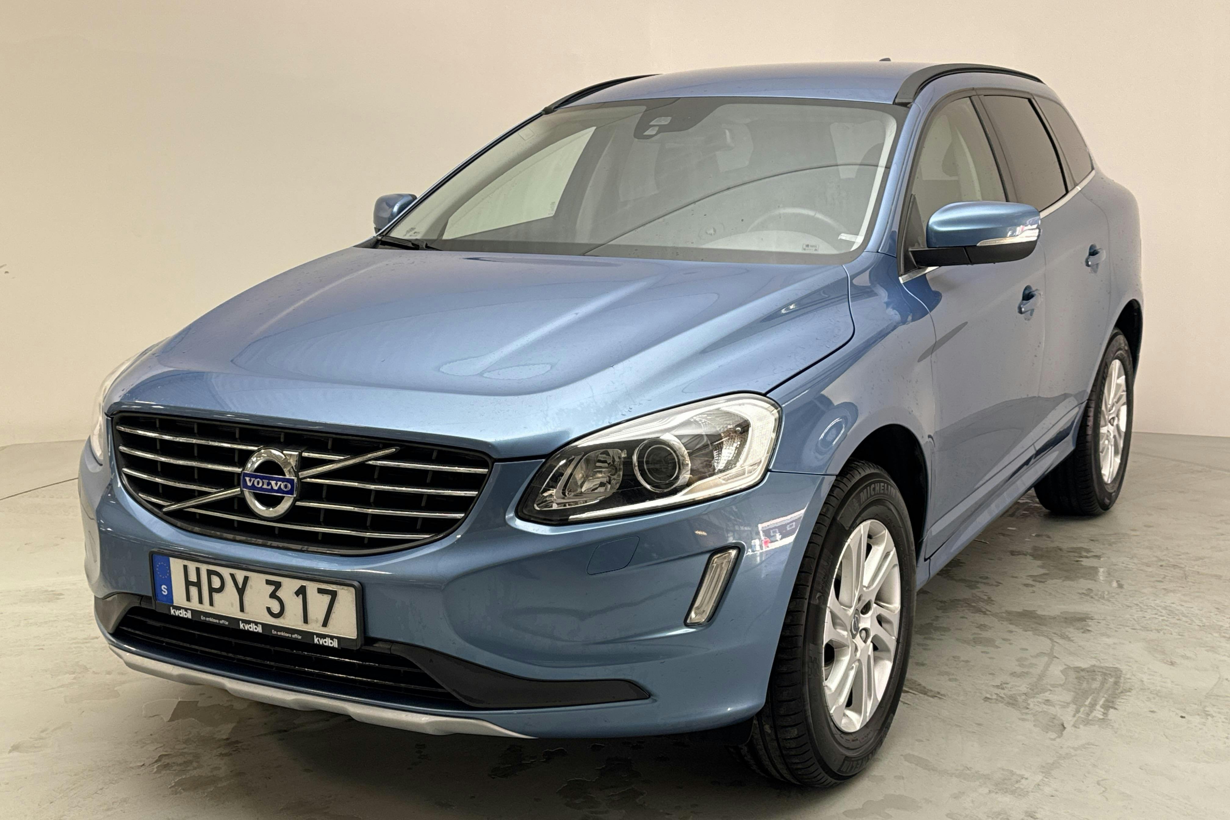 Volvo XC60 D4 AWD (190hk) - 122 270 km - Automatyczna - niebieski - 2016