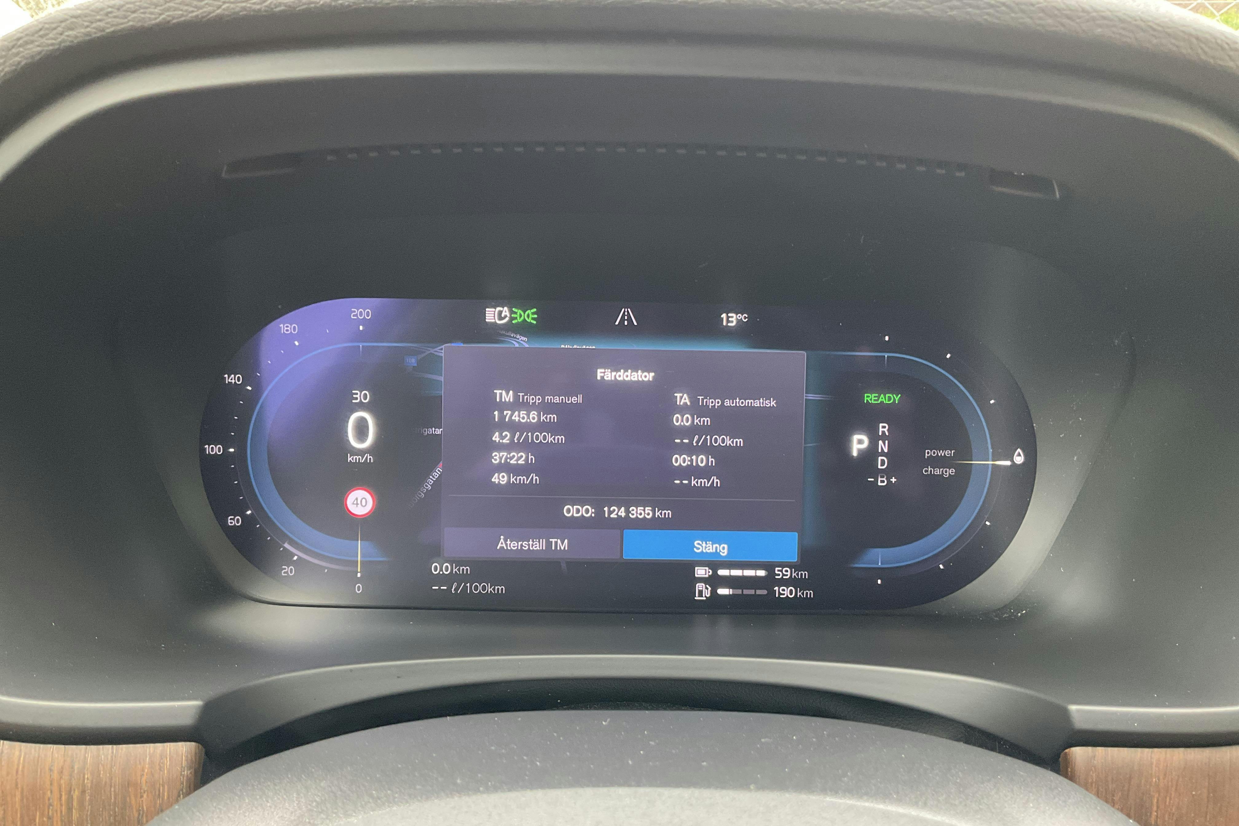 Volvo V90 T6 AWD Recharge (350hk) - 124 360 km - Automatic - silver - 2023