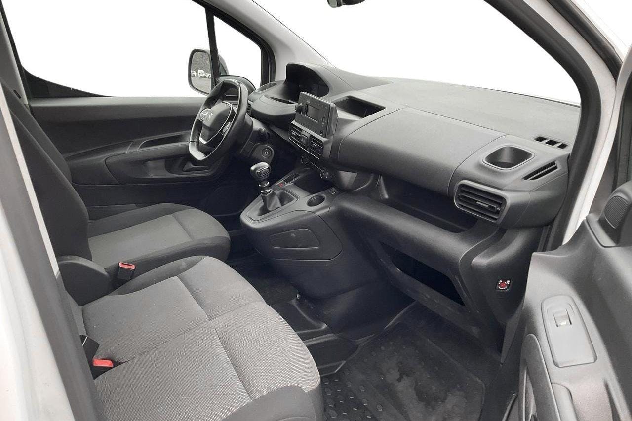 Peugeot Partner 1.5 HDI Skåp (100hk) - 59 400 km - Käsitsi - valge - 2022