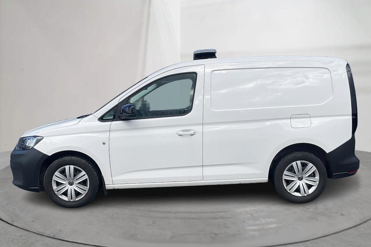 VW Caddy Cargo 2.0 TDI Skåp (122hk) - 9 265 mil - Automat - vit - 2022