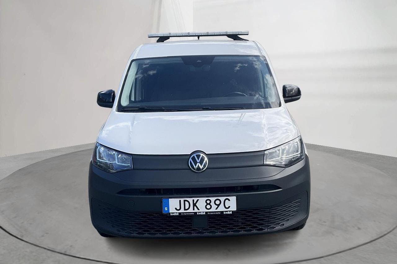 VW Caddy Cargo 2.0 TDI Skåp (122hk) - 9 265 mil - Automat - vit - 2022