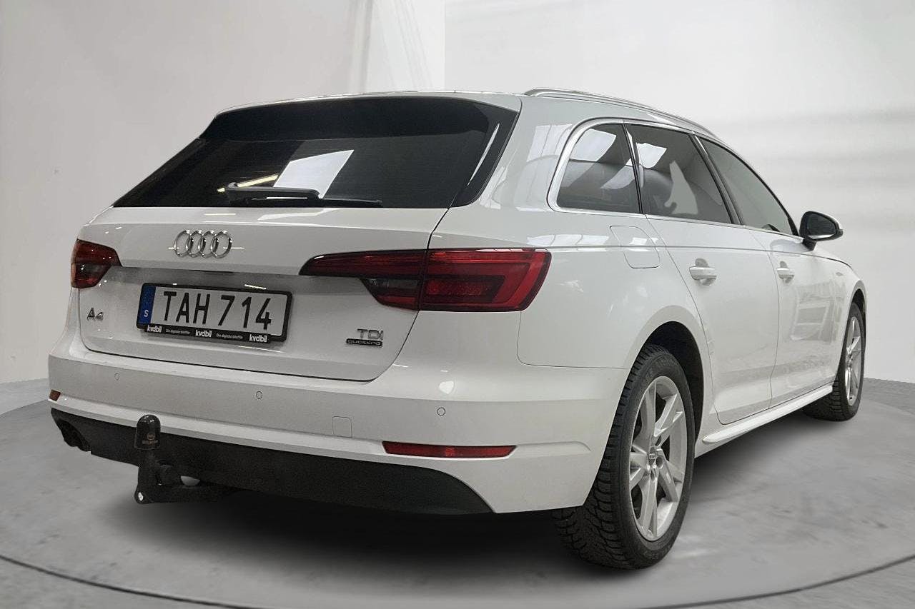 Audi A4 2.0 TDI Avant quattro (190hk) - 18 627 mil - Automat - vit - 2017