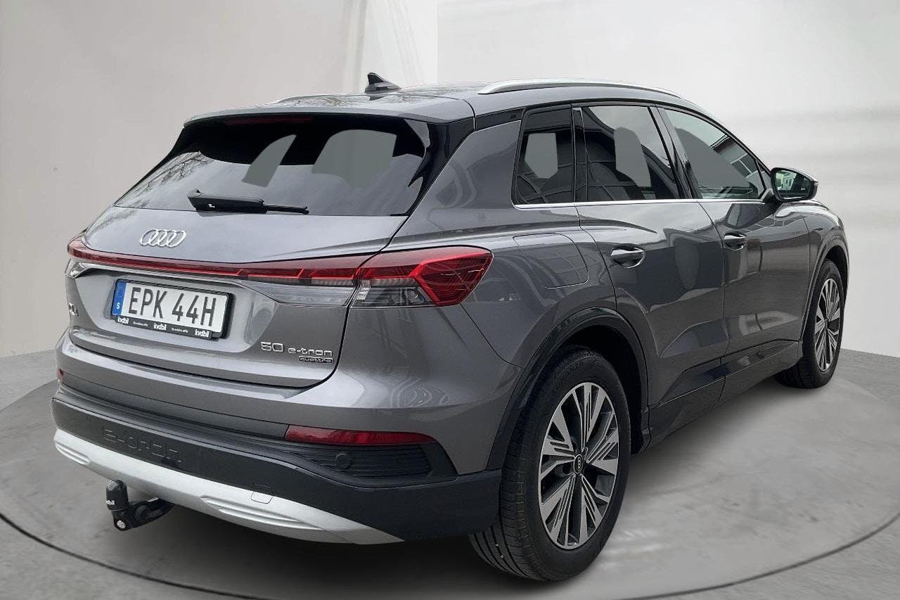 Audi Q4 50 e-tron quattro 77 kWh (299hk) - 52 020 km - Automaatne - hall - 2022