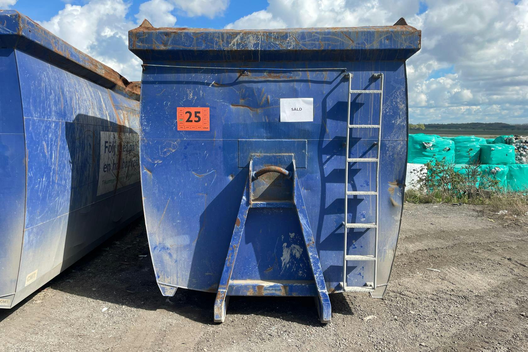 Container med hängande läm dörrar  ca 36 kubik - 0 km - 2020