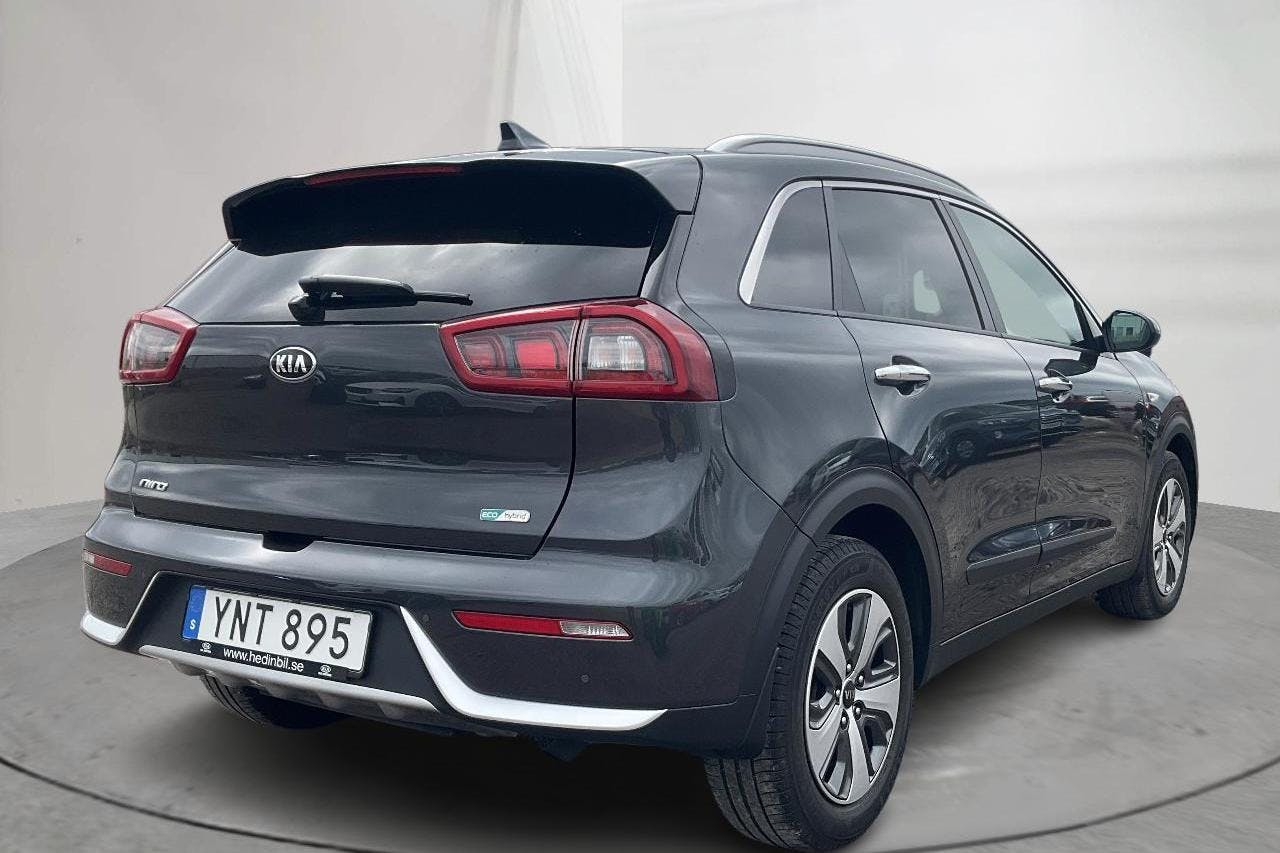 KIA Niro Hybrid 1.6 (141hk) - 65 120 km - Automatic - gray - 2018