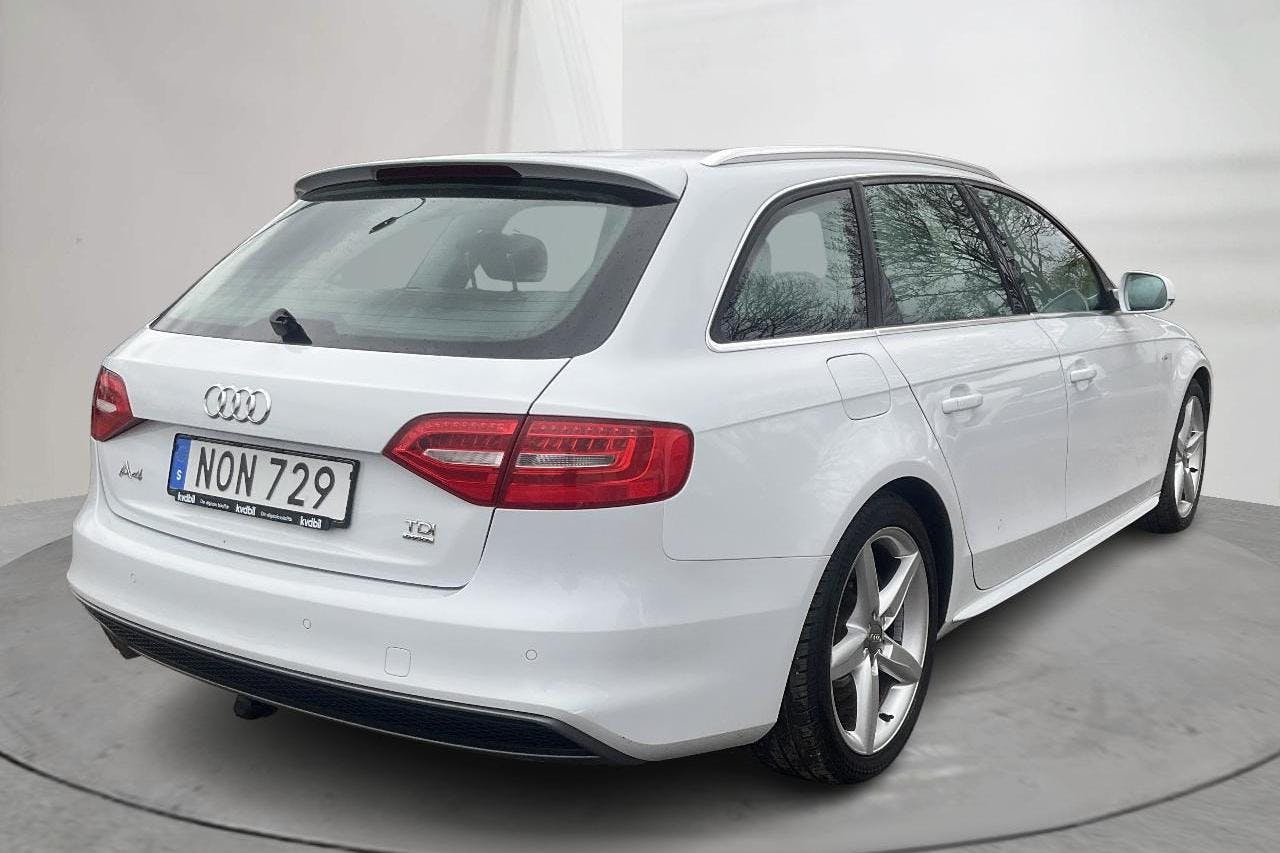 Audi A4 2.0 TDI Avant quattro (177hk) - 129 020 km - Automaatne - valge - 2014