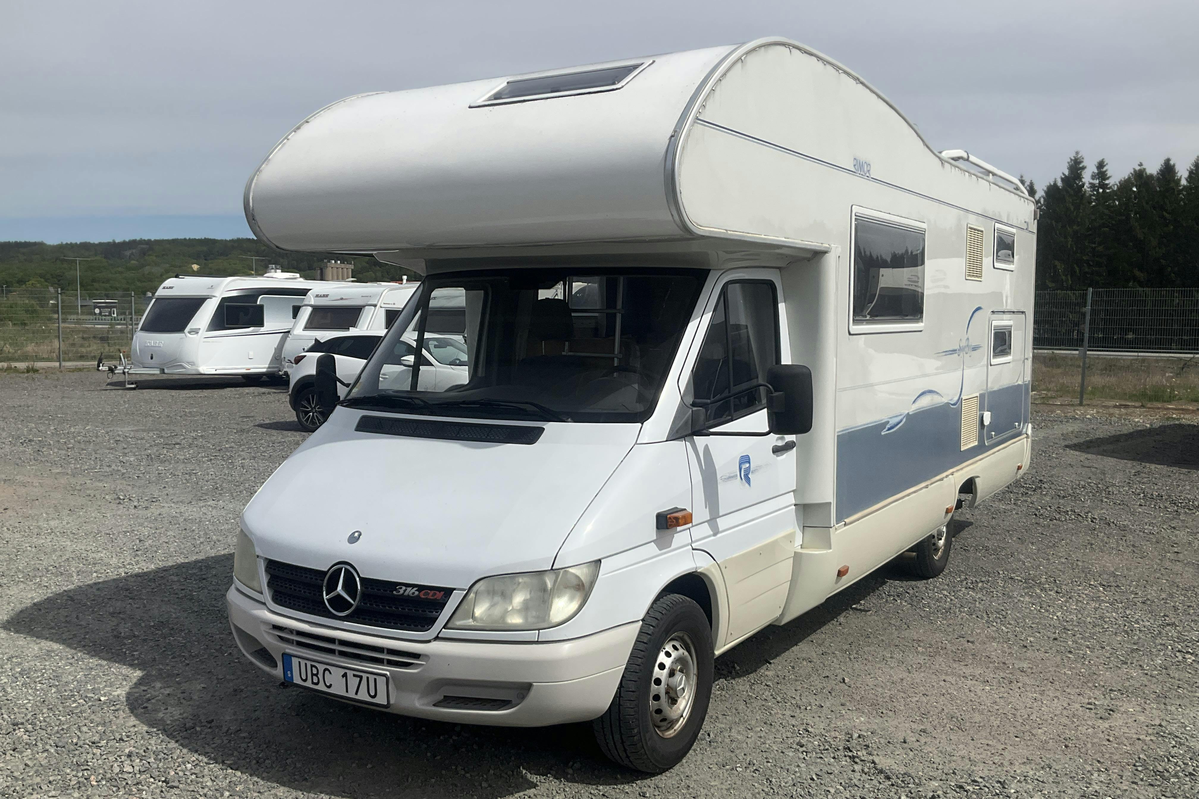 MERCEDES-BENZ RIMOR RIMOR 728 SuperBrig Husbil - 13 584 mil - Manuell - vit - 2003