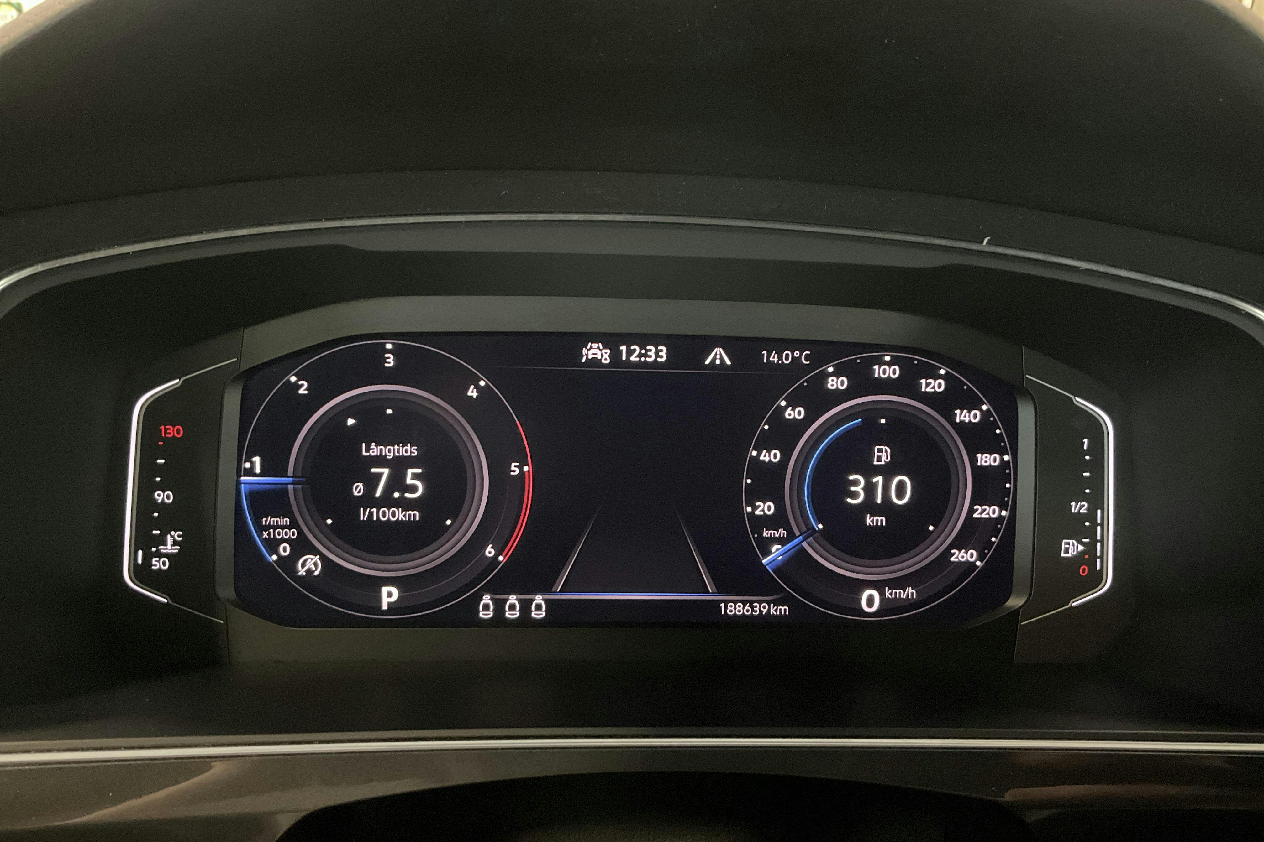 VW Tiguan Allspace 2.0 TDI 4MOTION (200hk) - 188 640 km - Automatic - Light Blue - 2021