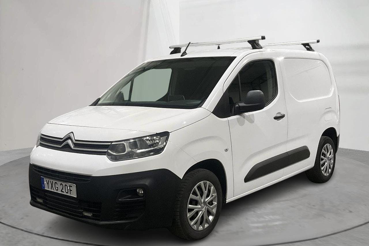 Citroën Berlingo 1.5 BlueHDi Skåp (75hk) - 84 500 km - Käsitsi - valge - 2019