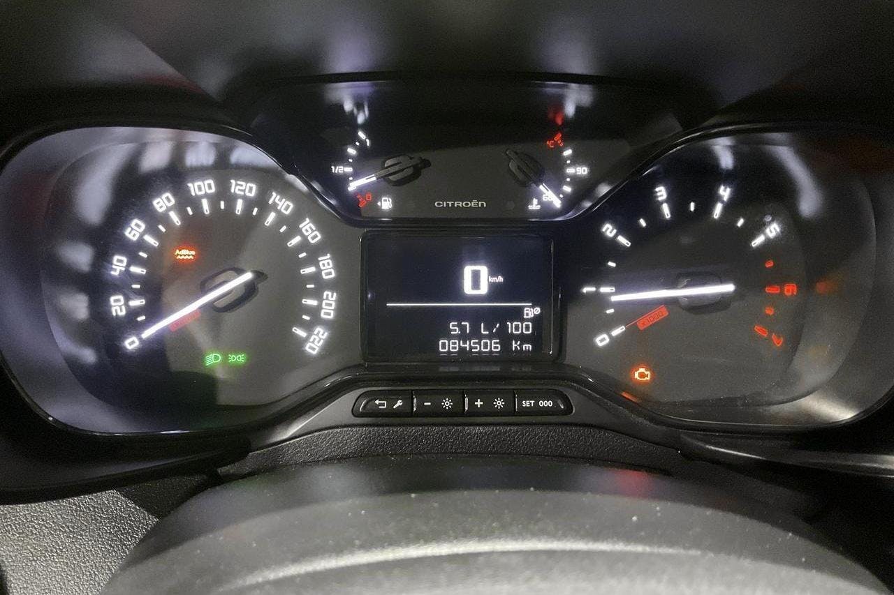 Citroën Berlingo 1.5 BlueHDi Skåp (75hk) - 8 450 mil - Manuell - vit - 2019