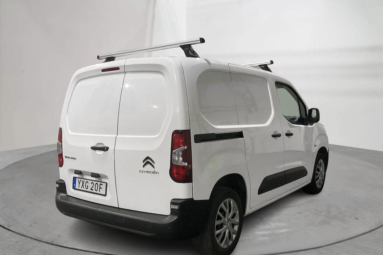 Citroën Berlingo 1.5 BlueHDi Skåp (75hk) - 8 450 mil - Manuell - vit - 2019