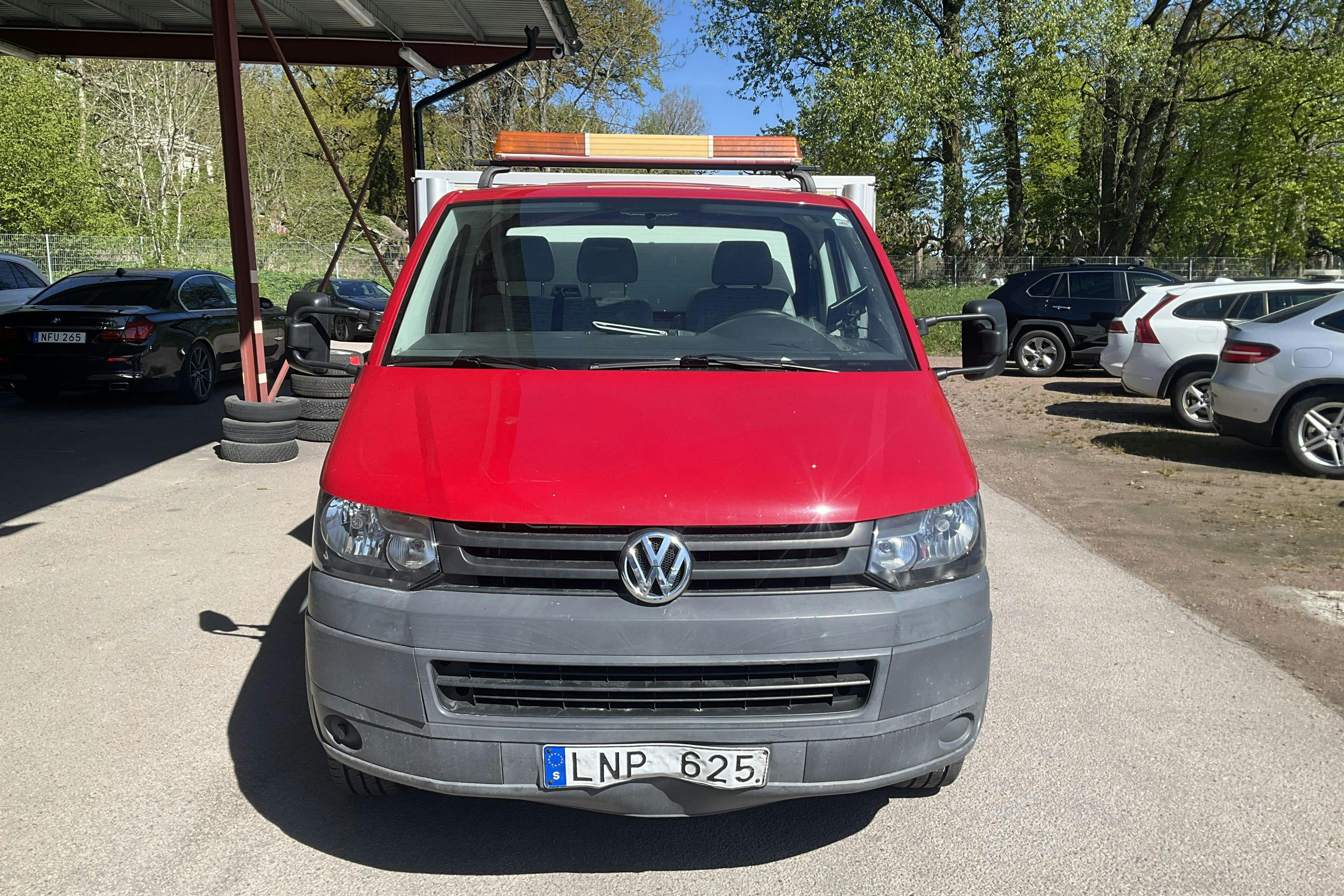VW Transporter T5 2.0 Ecofuel Pickup (115hk) - 115 370 km - Manual - red - 2011