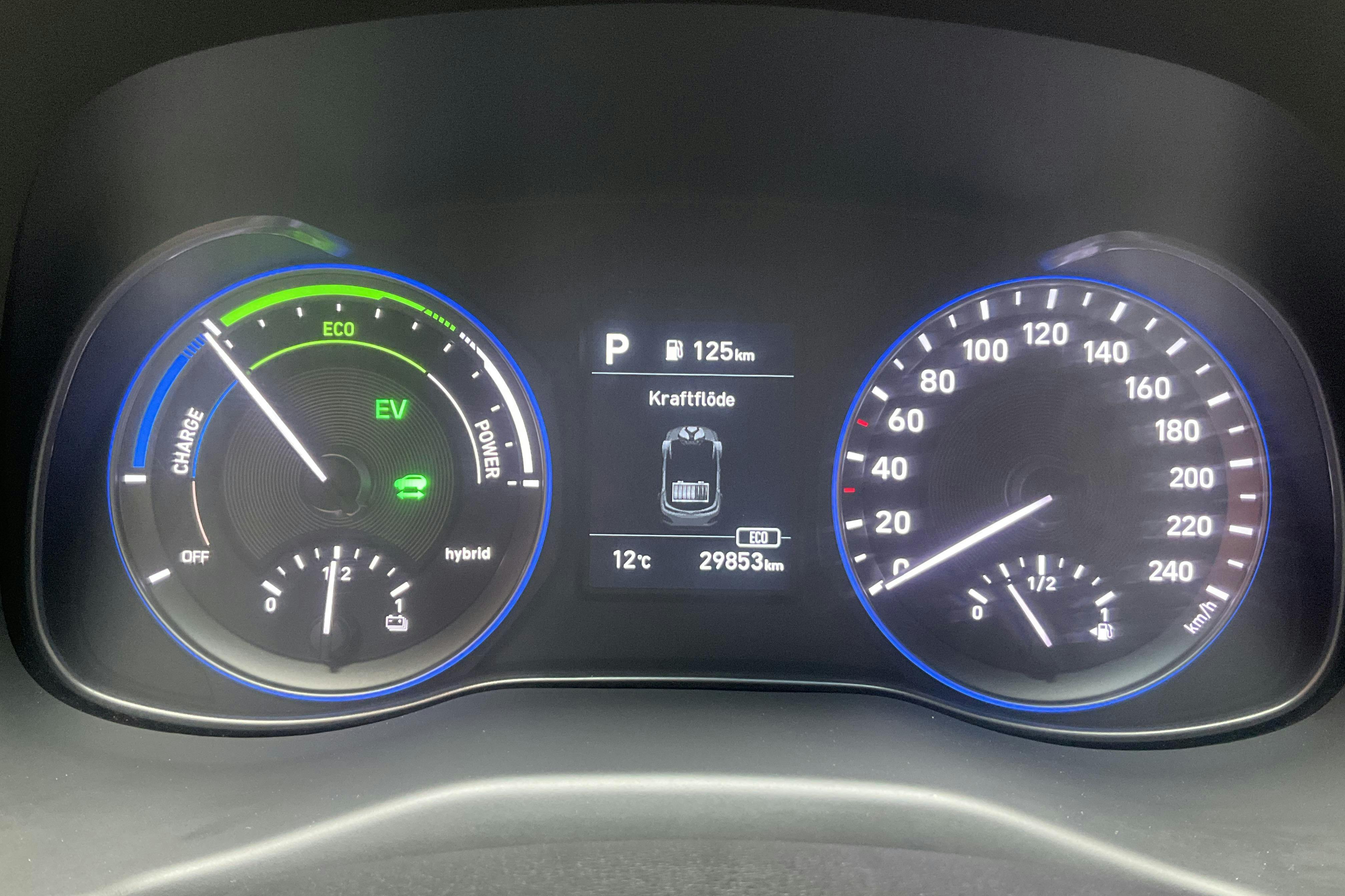 Hyundai Kona 1.6 GDI Hybrid (141hk) - 29 850 km - Automatic - black - 2020