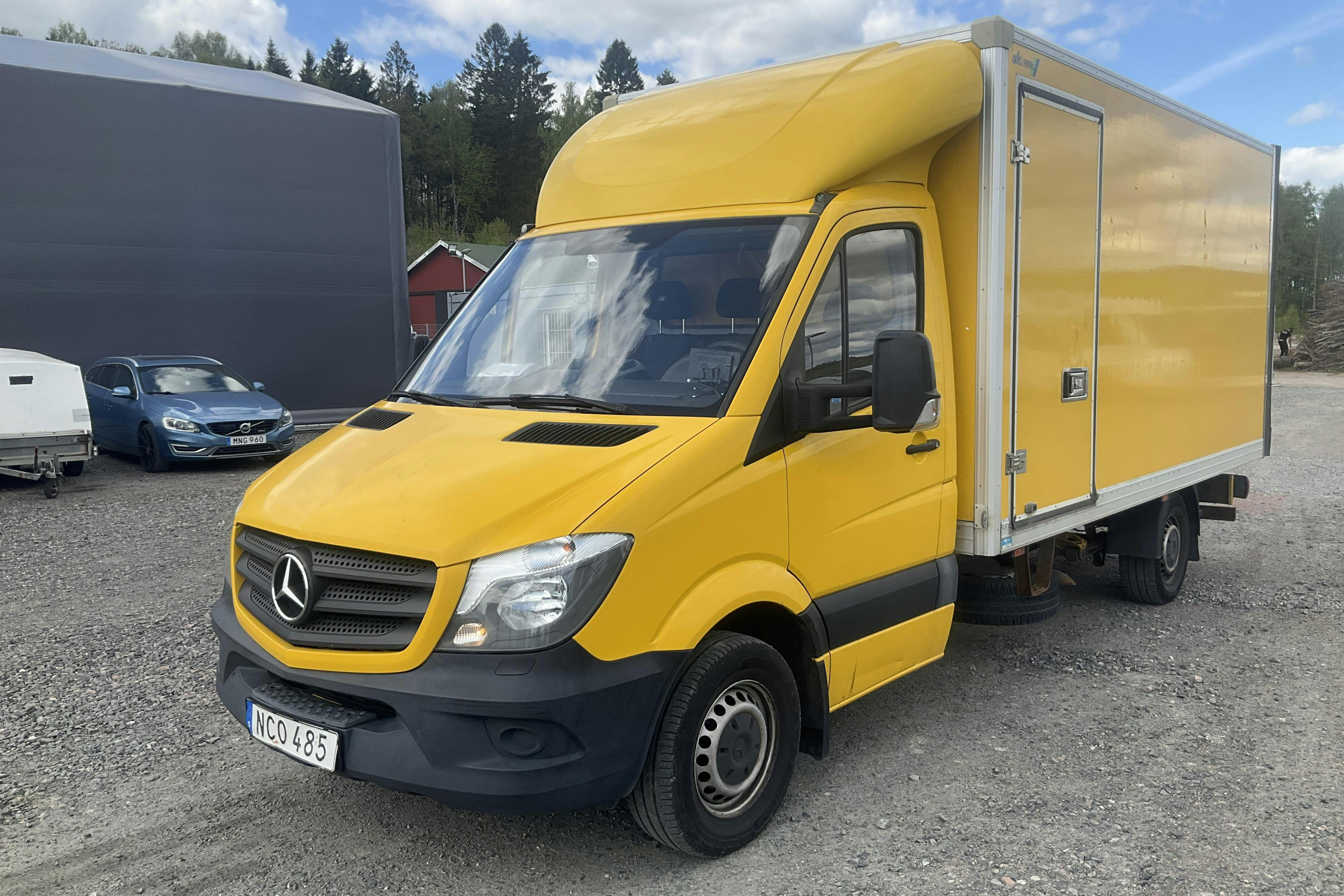 Mercedes Sprinter 316 CDI Volymskåp (163hk) - 35 717 mil - Manuell - gul - 2018