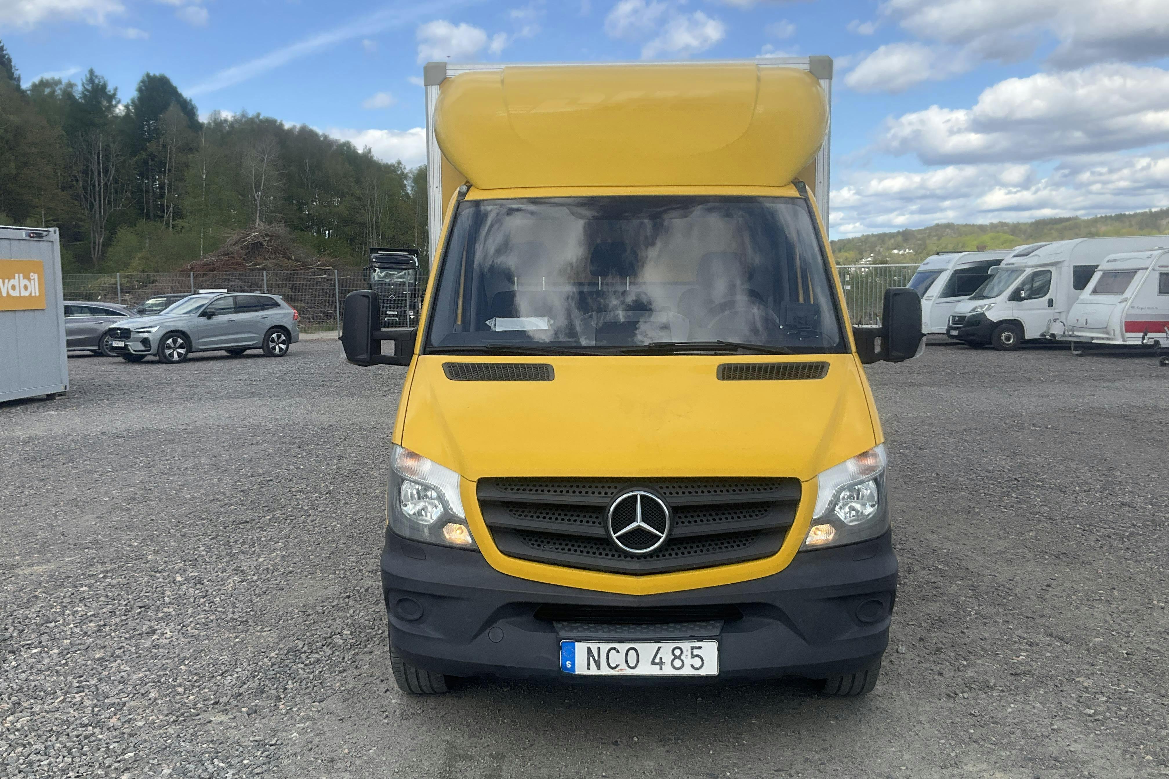 Mercedes Sprinter 316 CDI Volymskåp (163hk) - 35 717 mil - Manuell - gul - 2018