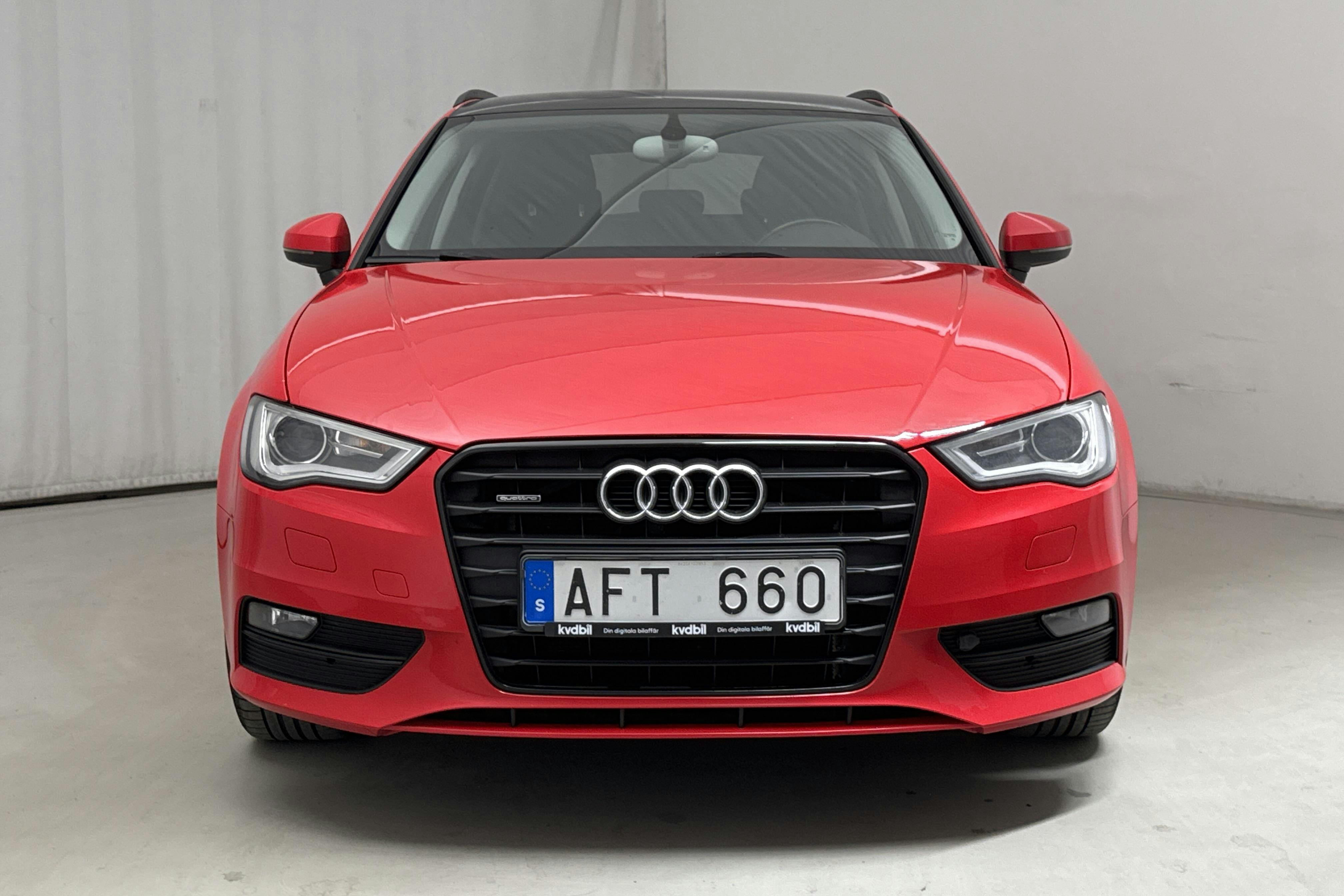 Audi A3 2.0 TDI Sportback quattro (184hk) - 18 928 mil - Automat - röd - 2014
