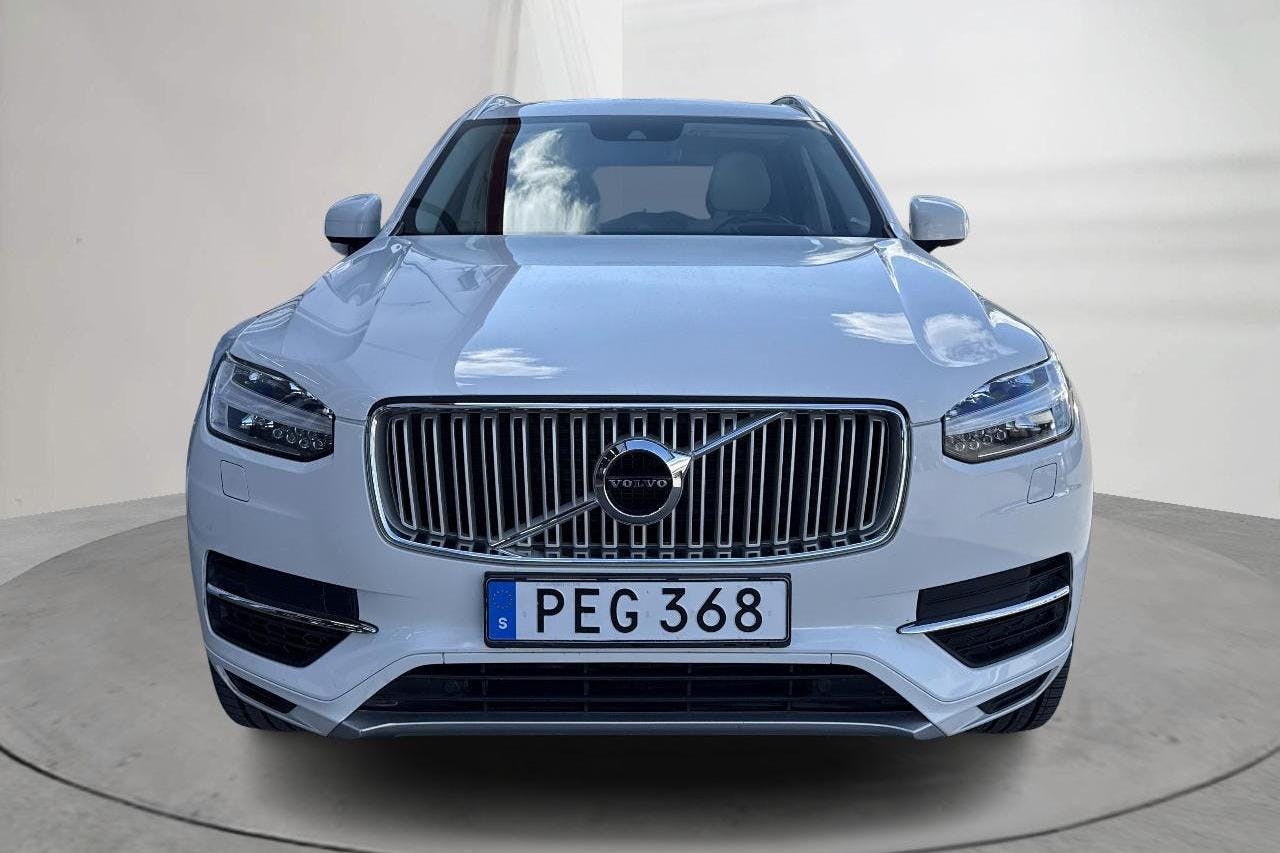 Volvo XC90 T8 AWD Twin Engine (400hk) - 109 820 km - Automatyczna - biały - 2017