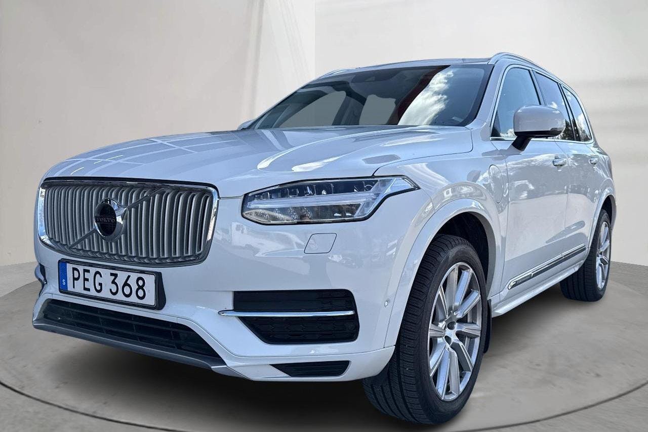 Volvo XC90 T8 AWD Twin Engine (400hk) - 109 820 km - Automatyczna - biały - 2017