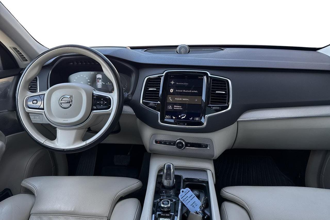 Volvo XC90 T8 AWD Twin Engine (400hk) - 109 820 km - Automatyczna - biały - 2017