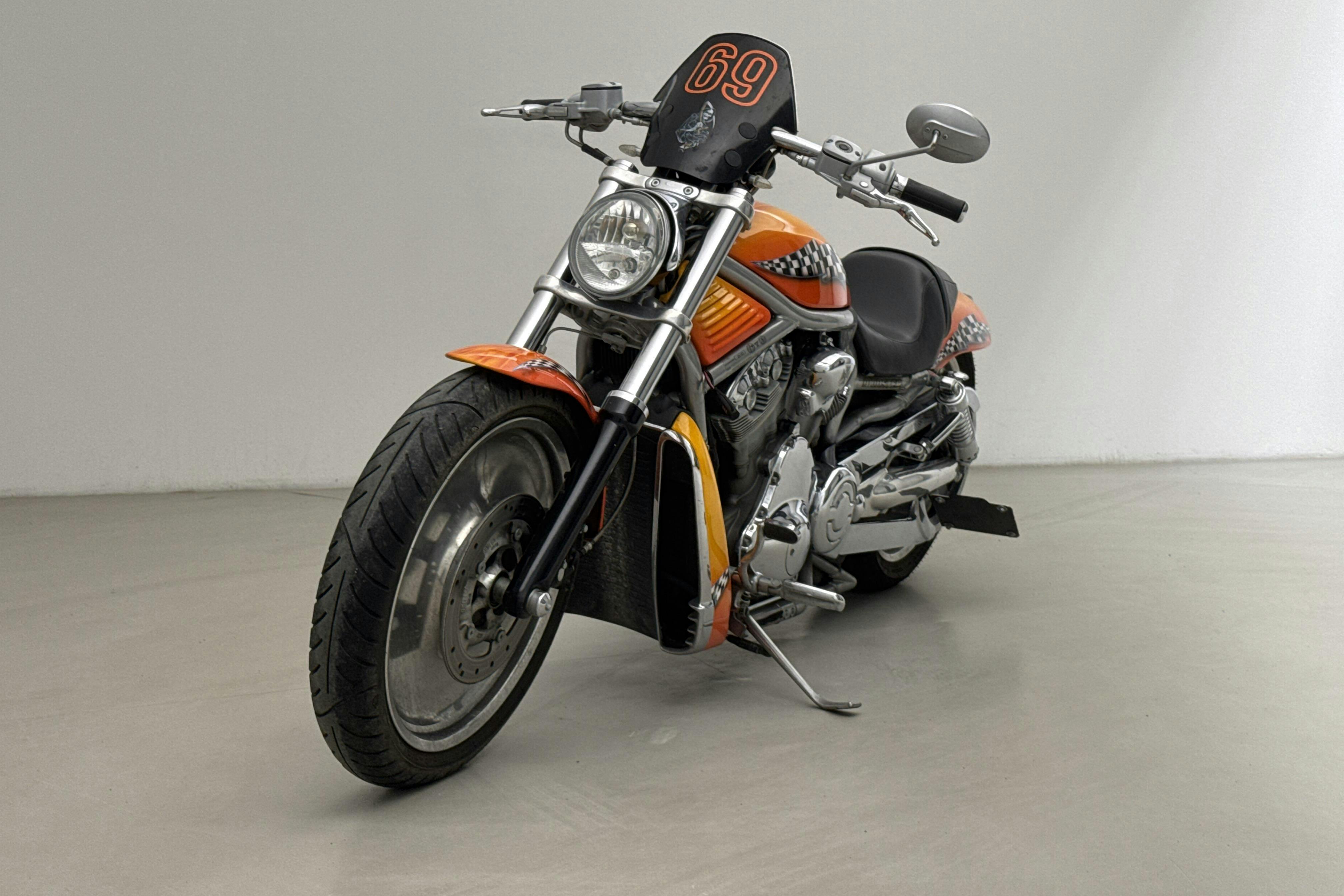 HARLEY-DAVIDSON VRSCA V-Rod Motorcykel - 2 683 mil - Manuell - blå - 2004